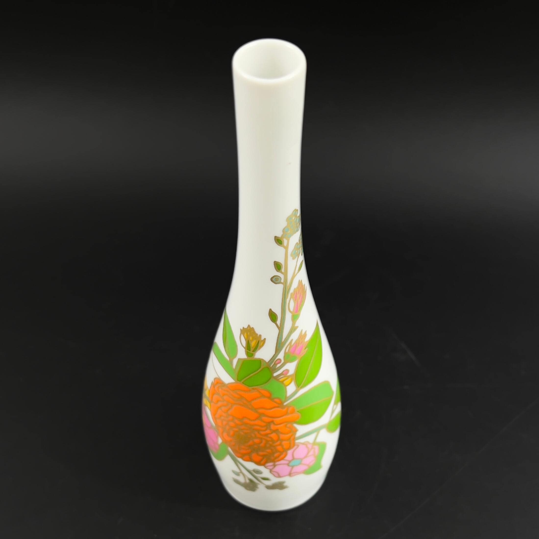 Vintage Rosenthal Studio-Line Vase: Mid-Century Modern Op-Art Floral by Wolf Bauer - Image 8