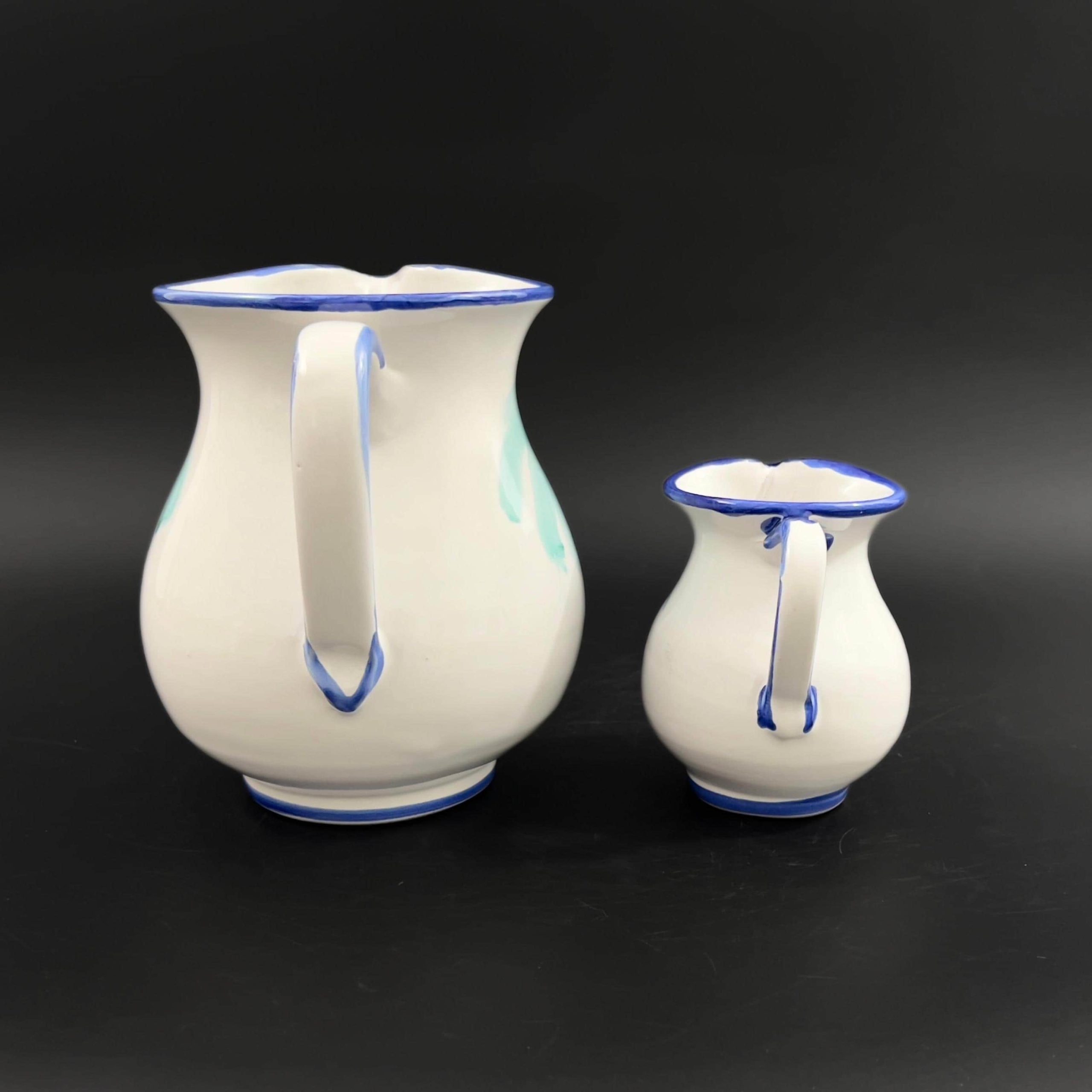 Vintage Vietri Italy Ceramic Pitcher Set: Hand-Painted Grape & Strawberry Buon Giorno - Image 7