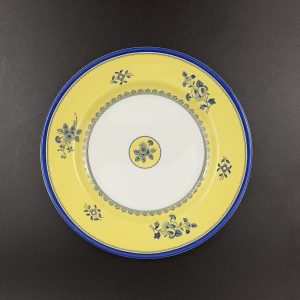 Spode Albany Salad Plate: Yellow and Blue Floral Pattern