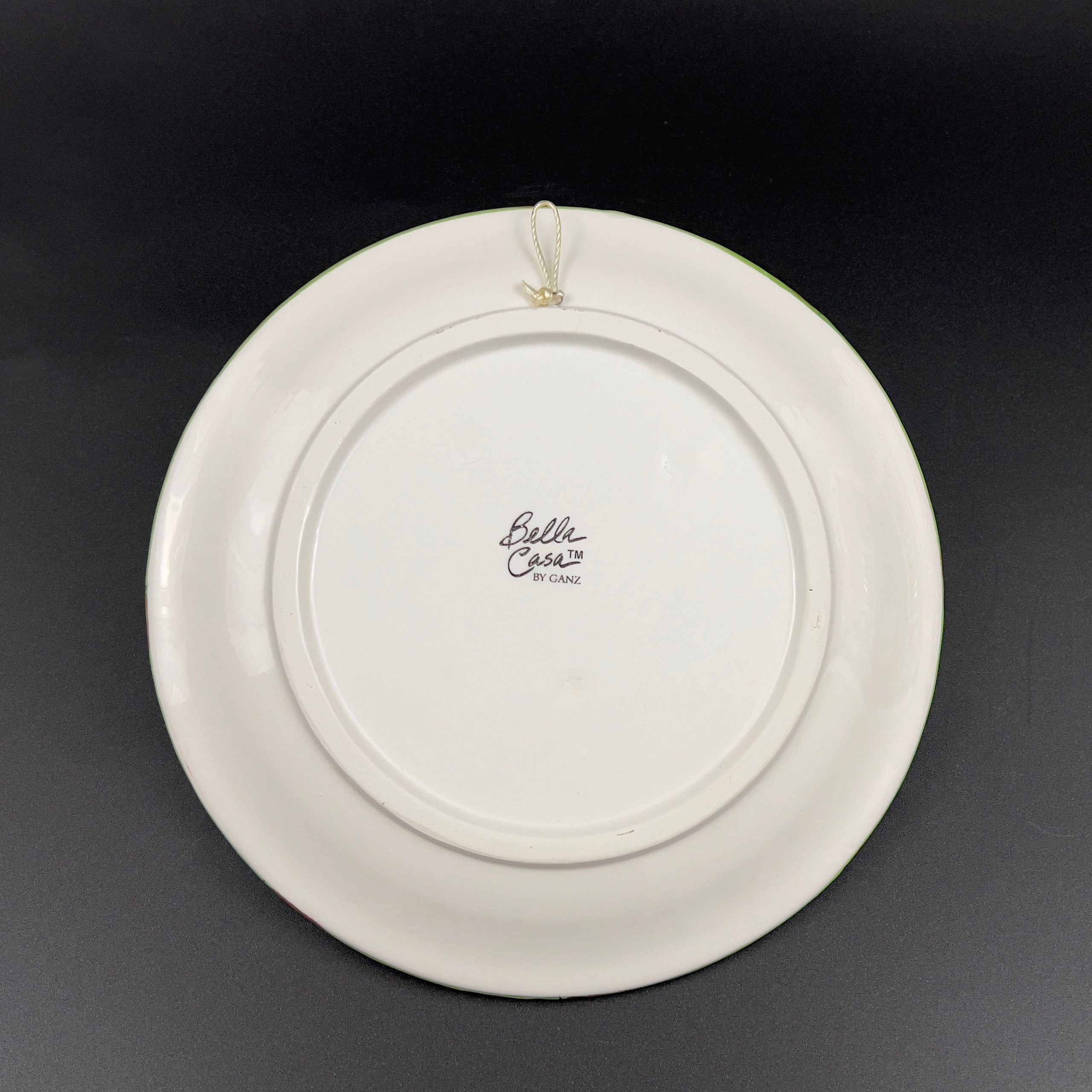 Vintage Gantz Majolica Pear Plate: 3D Relief Wall Art - Image 11