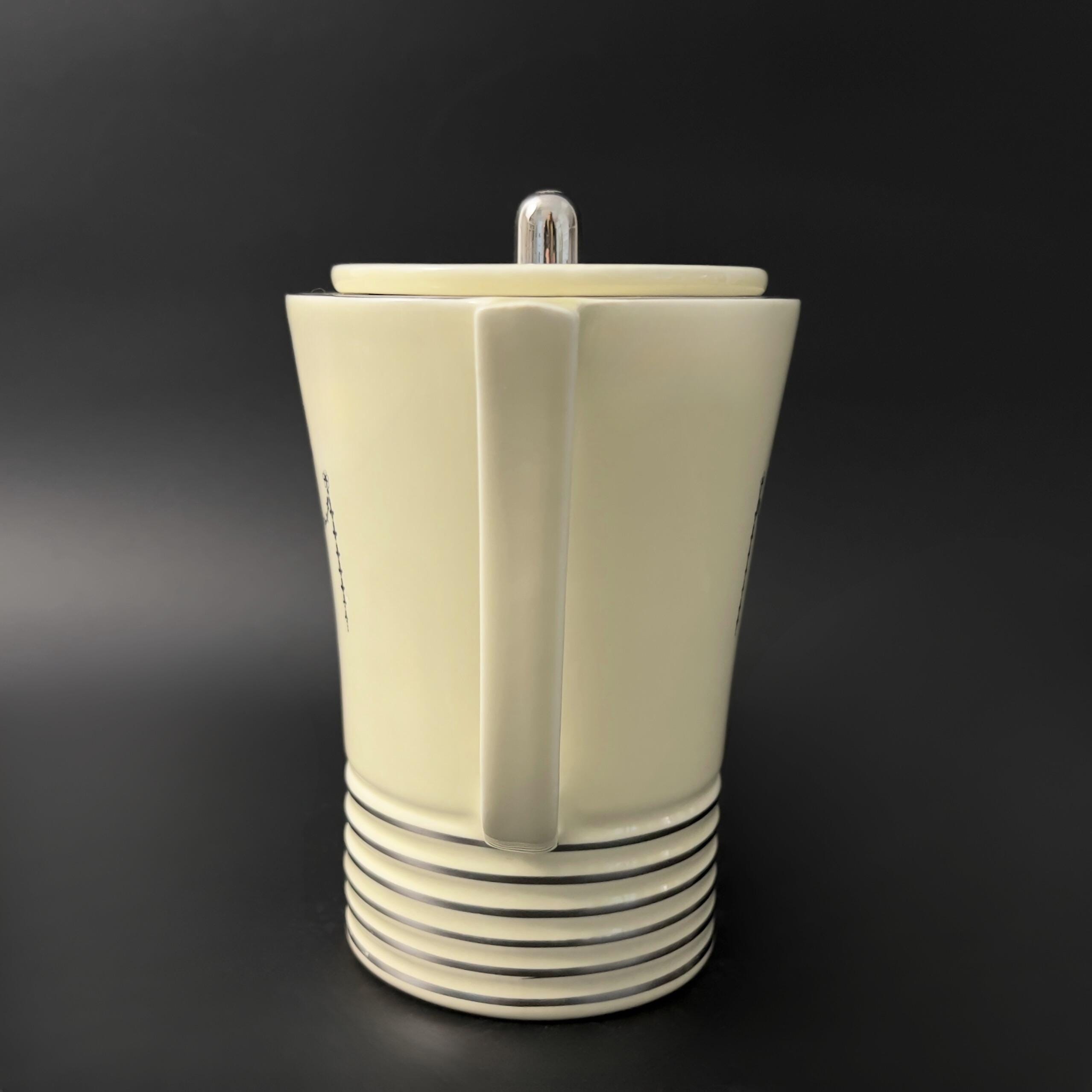 Vintage Art Deco Coffee Pot: Efcolite China Brew-Best, 1930s Decor - Image 4