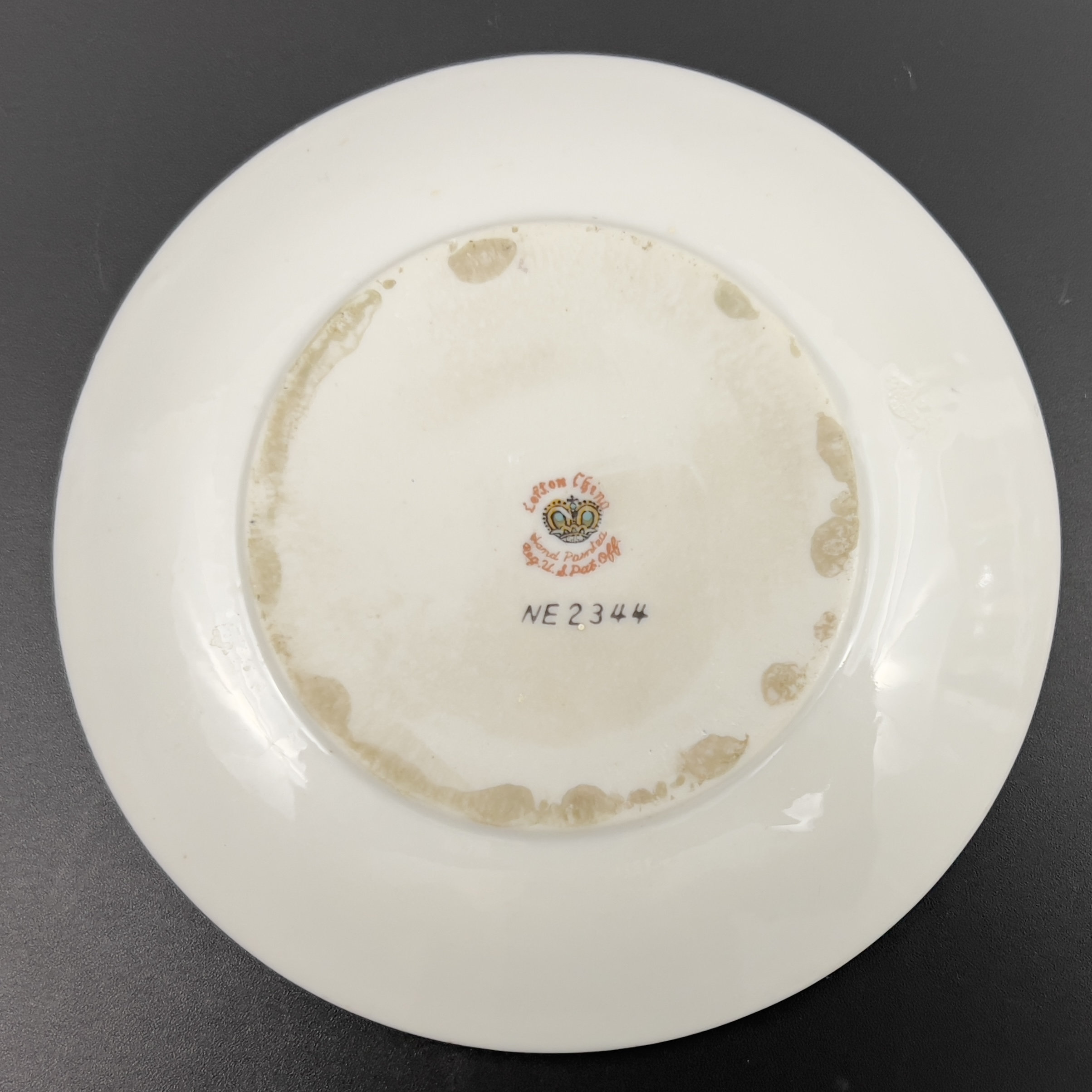 Vintage Lefton Porcelain Ashtray: Blue Paisley Trinket Dish - Image 8