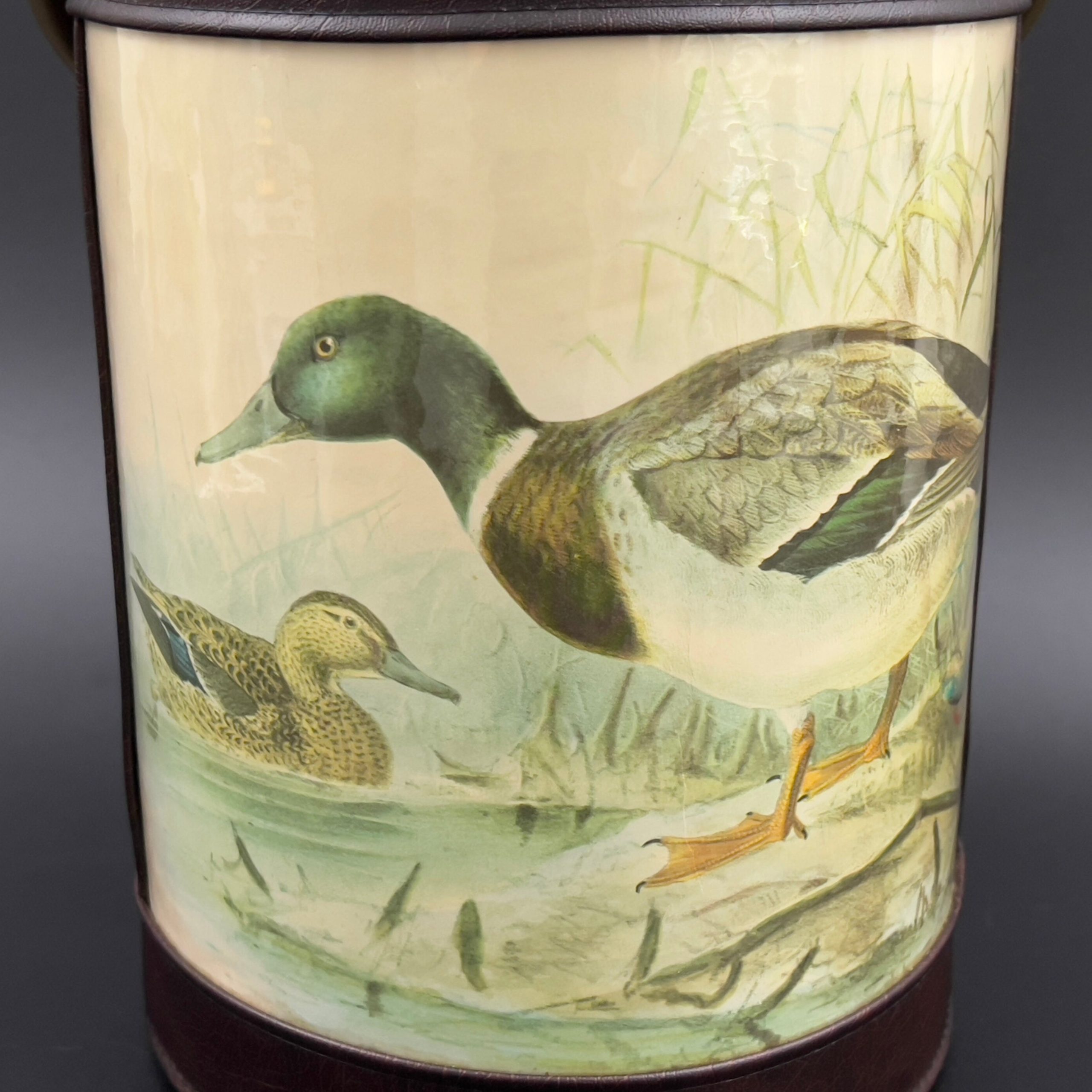 Vintage Mallard Duck Ice Bucket: 1960s Mid-Century Barware - Image 7