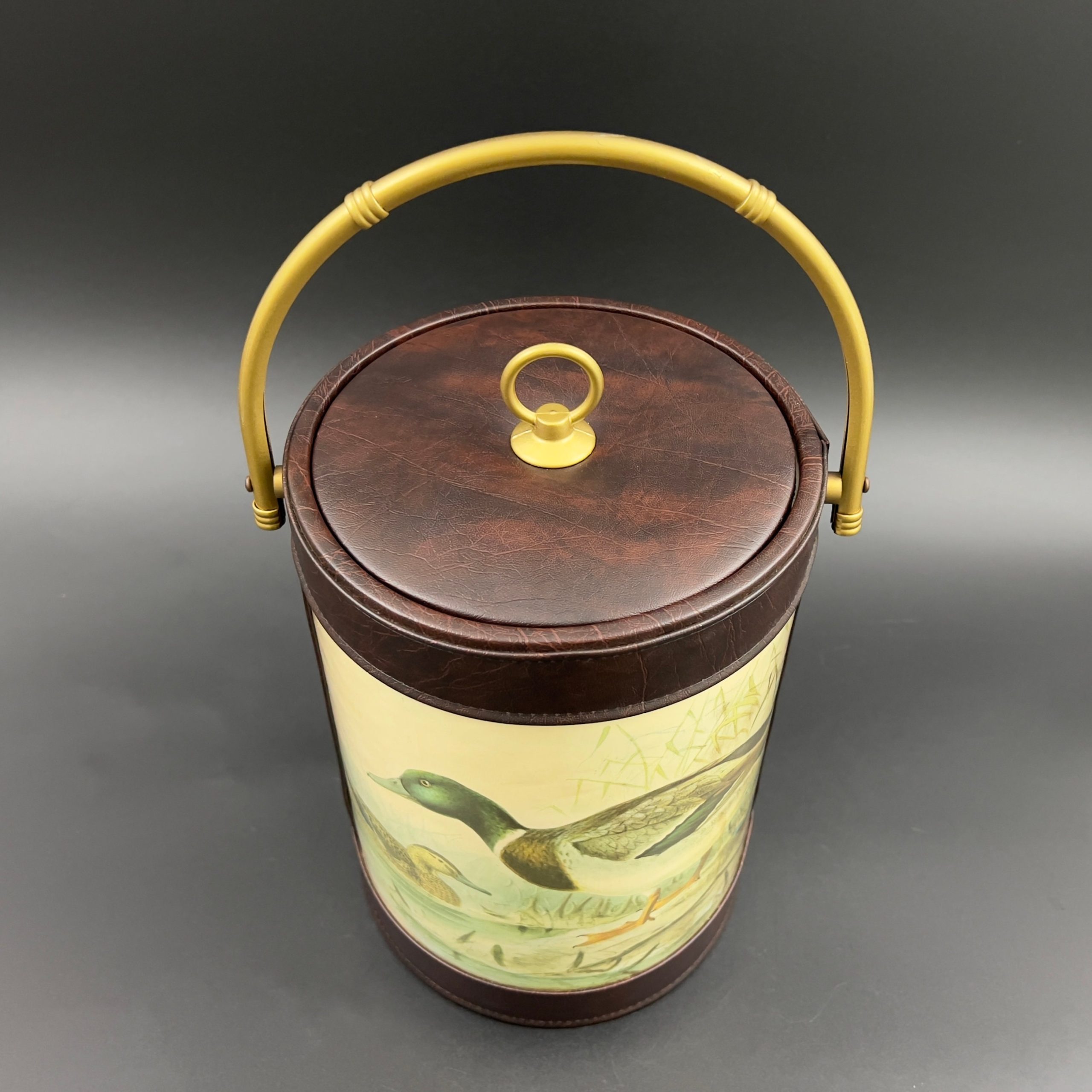 Vintage Mallard Duck Ice Bucket: 1960s Mid-Century Barware - Image 6