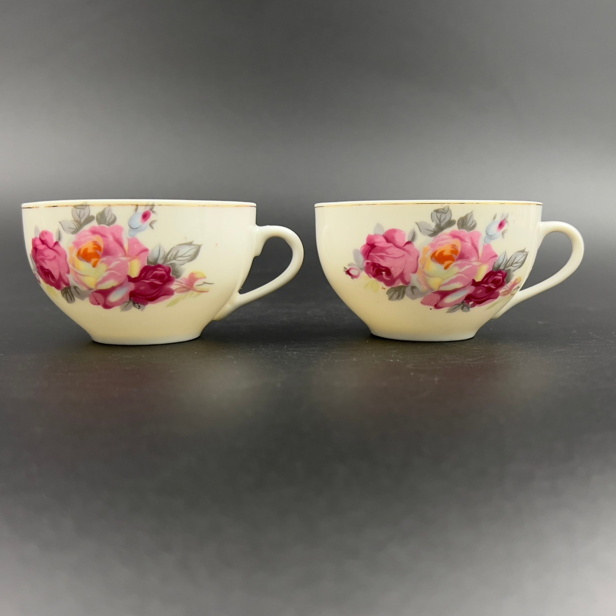 Vintage Nasco Del Coronado Tea Set: Pink Roses, Gold Trim, Made in Japan - Image 6