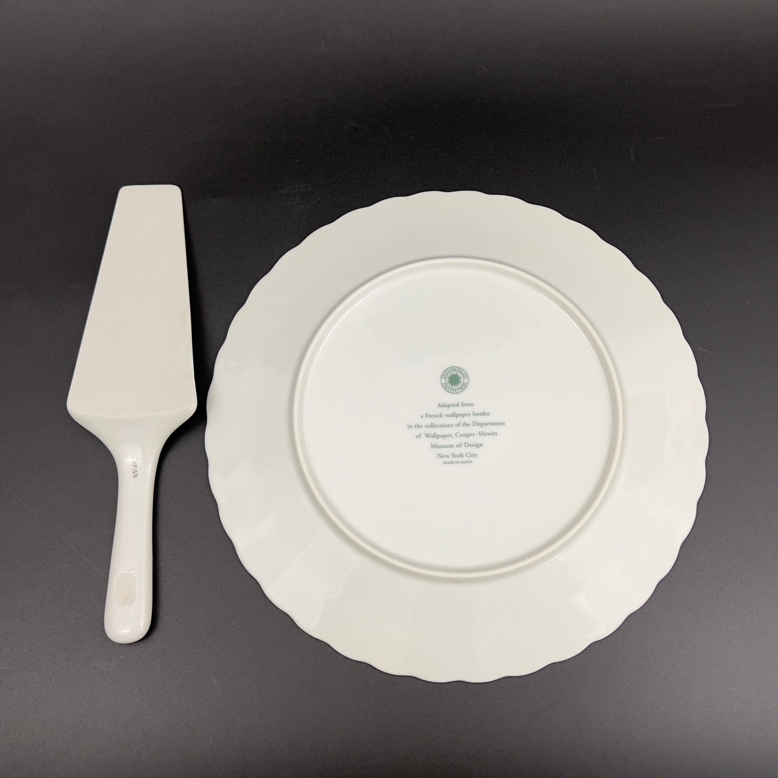 French Floral Porcelain Cake Plate & Server Set - Cooper Hewitt Design - Image 10