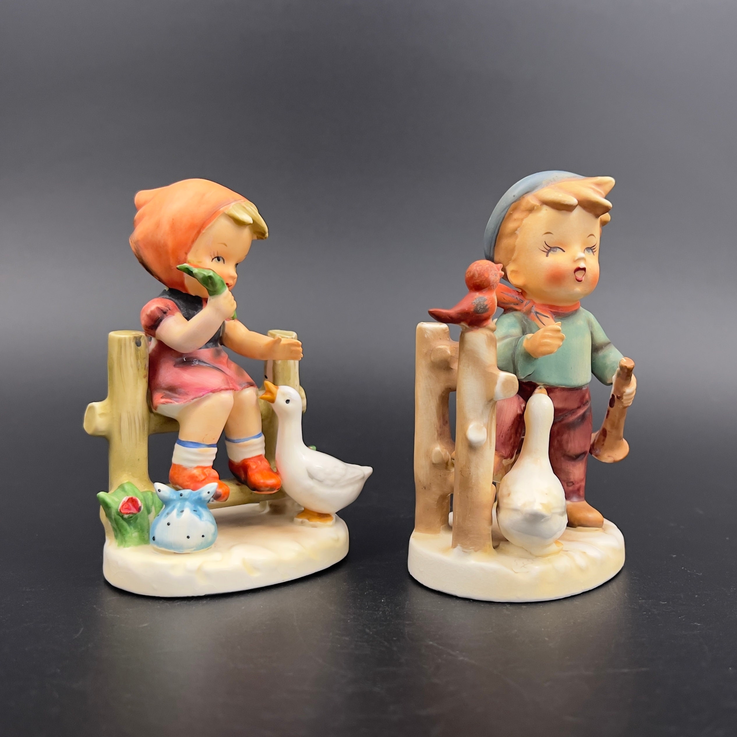Midcentury Arnart Japan Figurines: Erich Stauffer Boy and Girl Set - Image 8