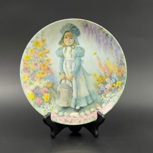 Vintage "Mary Mary" Collector Plate: 1979 Mother Goose Series, Signed
