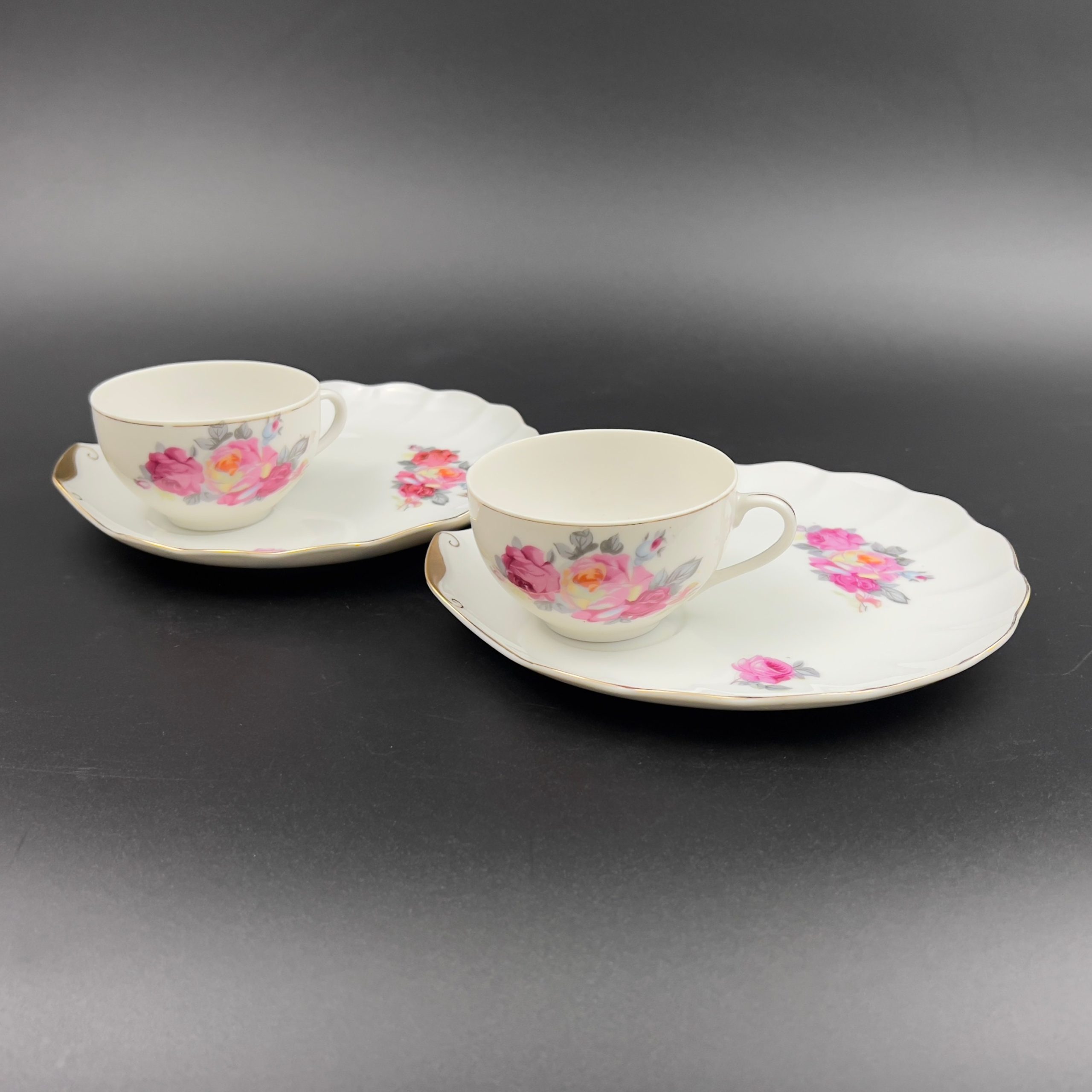 Vintage Nasco Del Coronado Tea Set: Pink Roses, Gold Trim, Made in Japan - Image 5