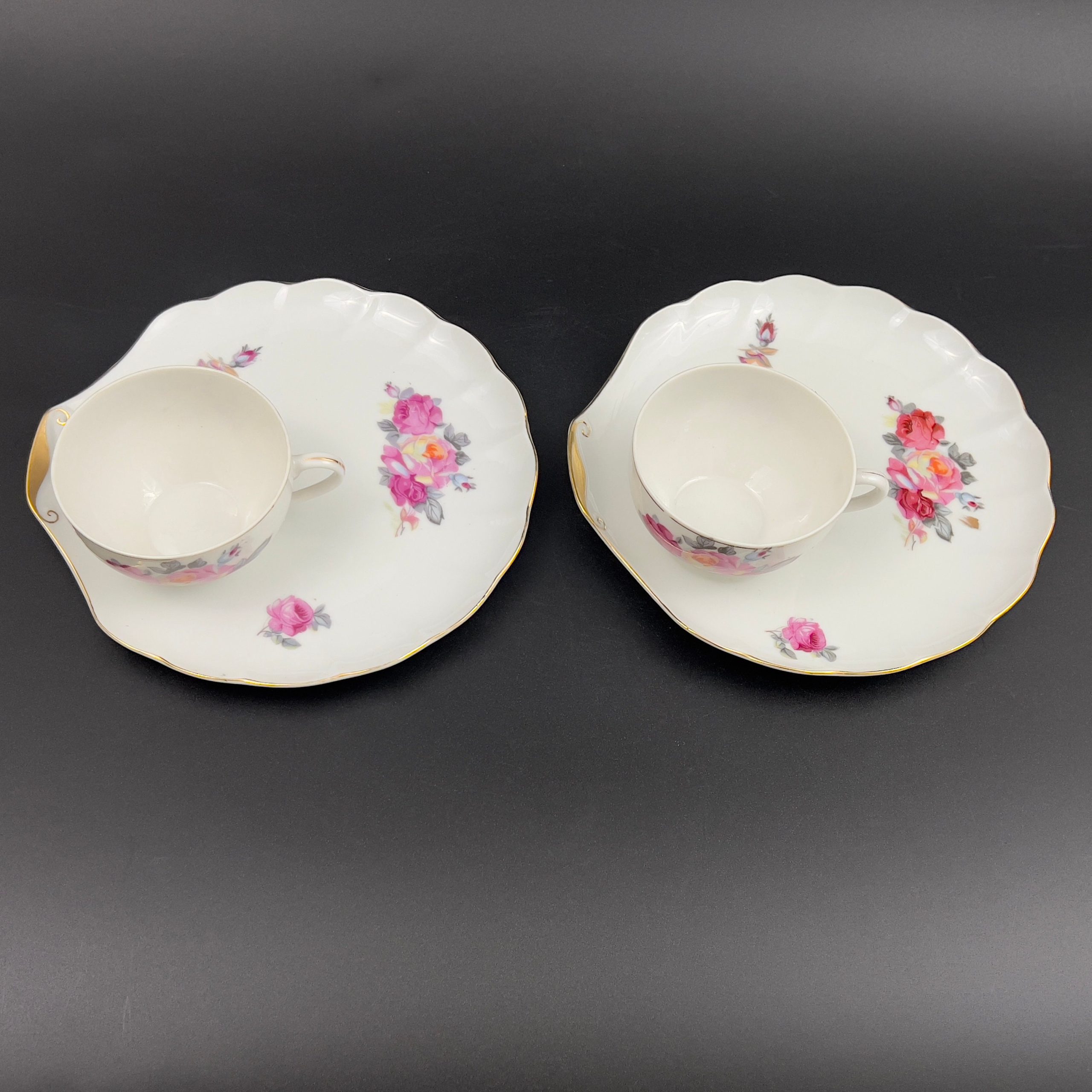 Vintage Nasco Del Coronado Tea Set: Pink Roses, Gold Trim, Made in Japan - Image 3