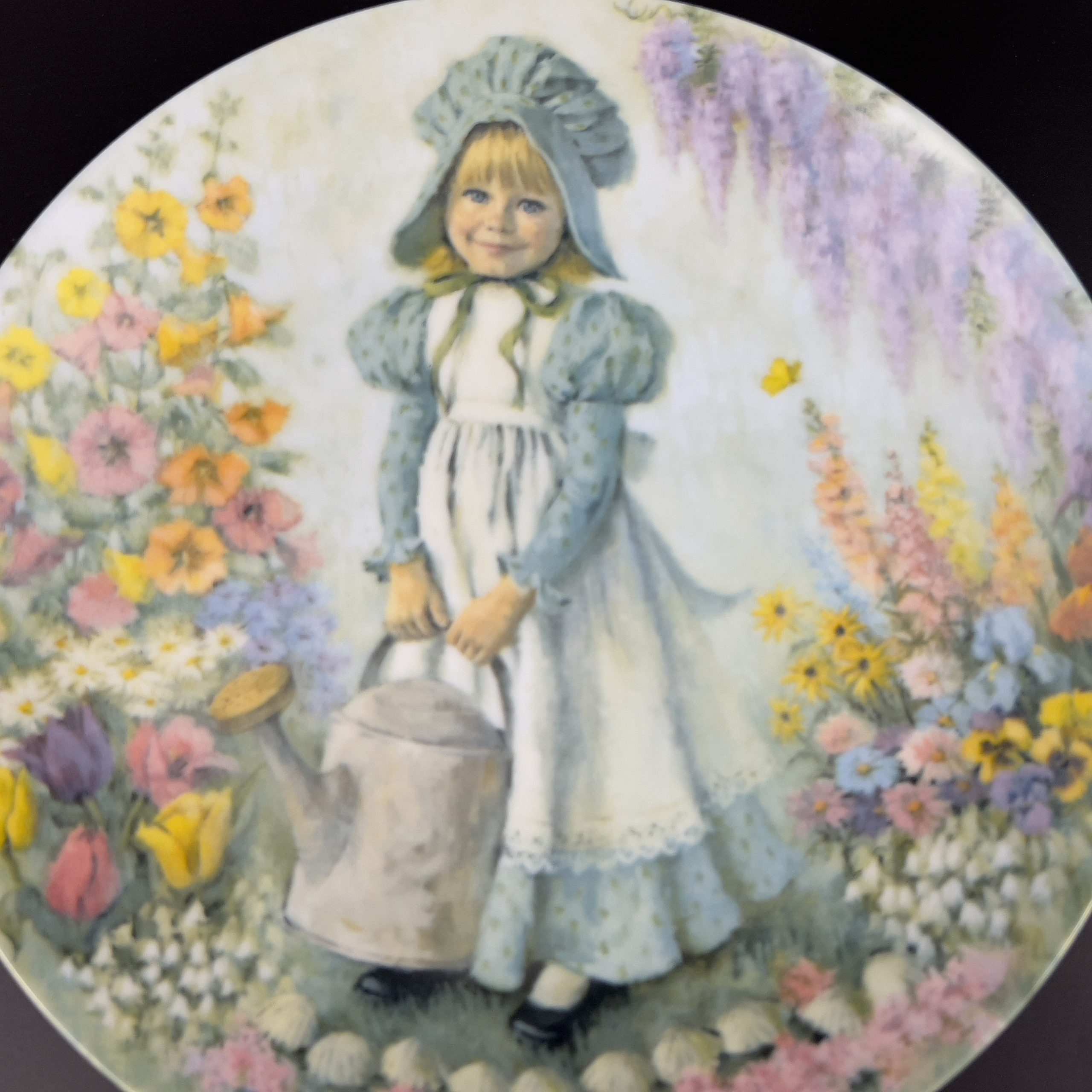 Vintage "Mary Mary" Collector Plate: 1979 Mother Goose Series, Signed - Image 7