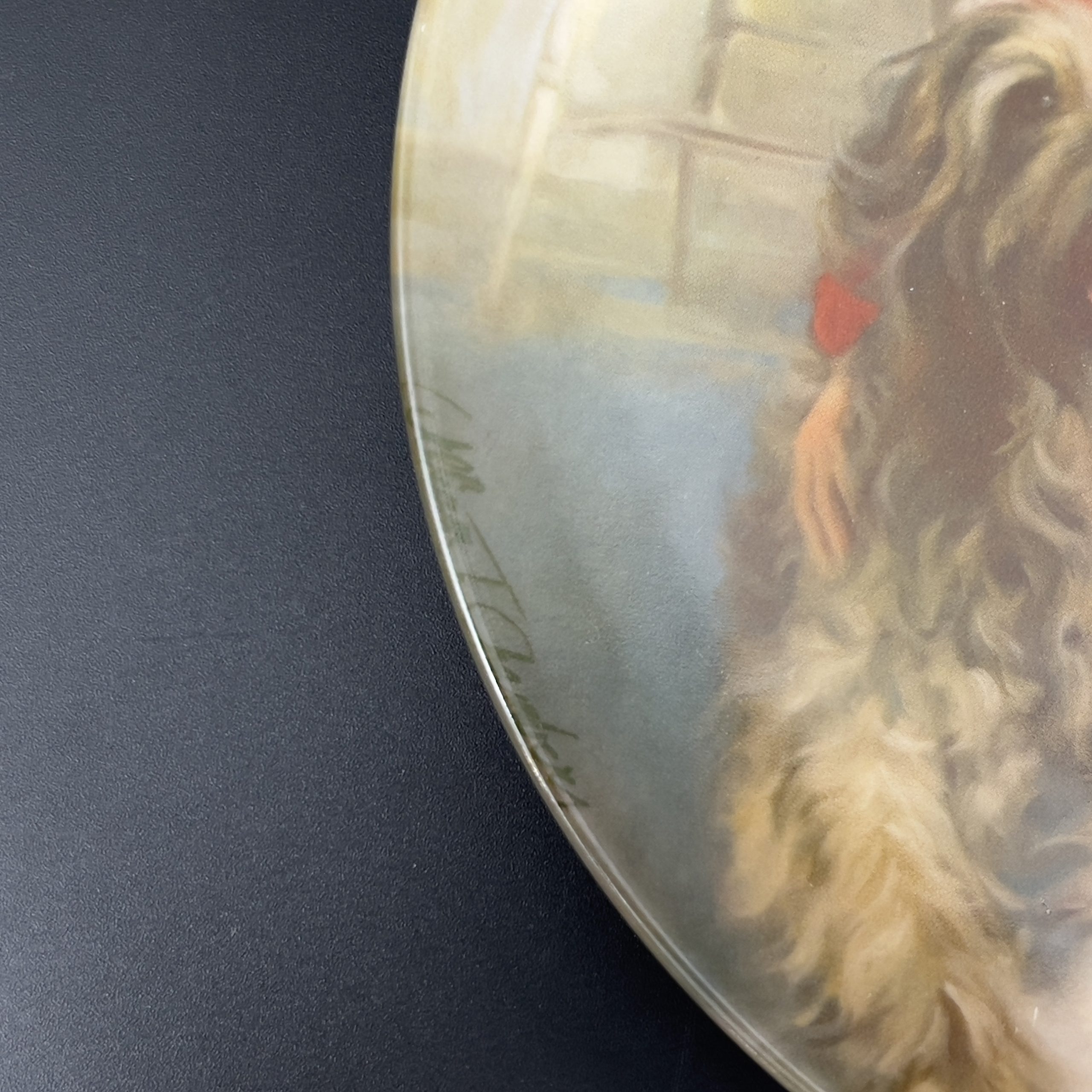 1983 Little Orphan Annie Collector Plate: Annie and Sandy, William Chambers Art - Image 4