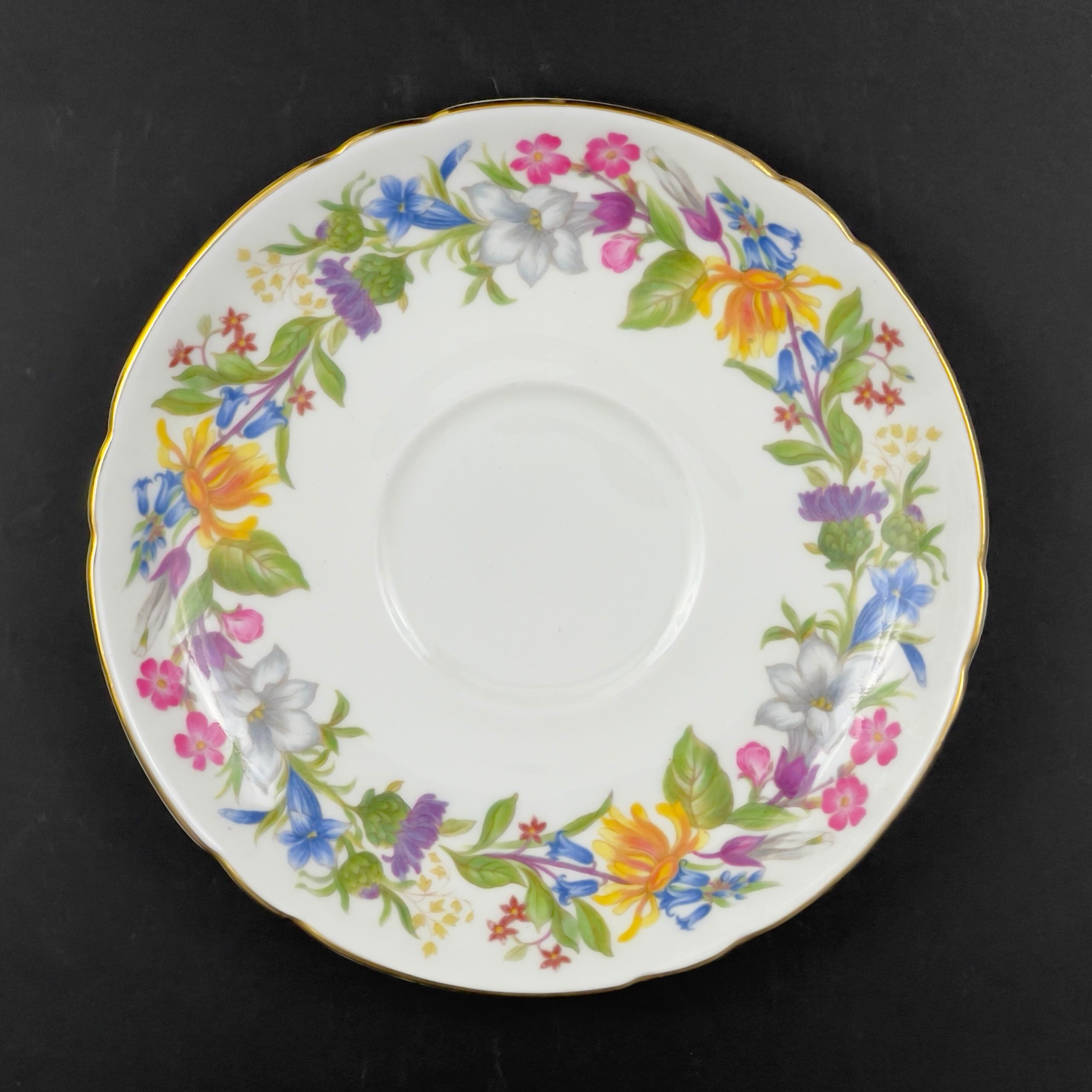 Vintage Shelley Teacup and Saucer: English Bone China Spring Bouquet - Image 8