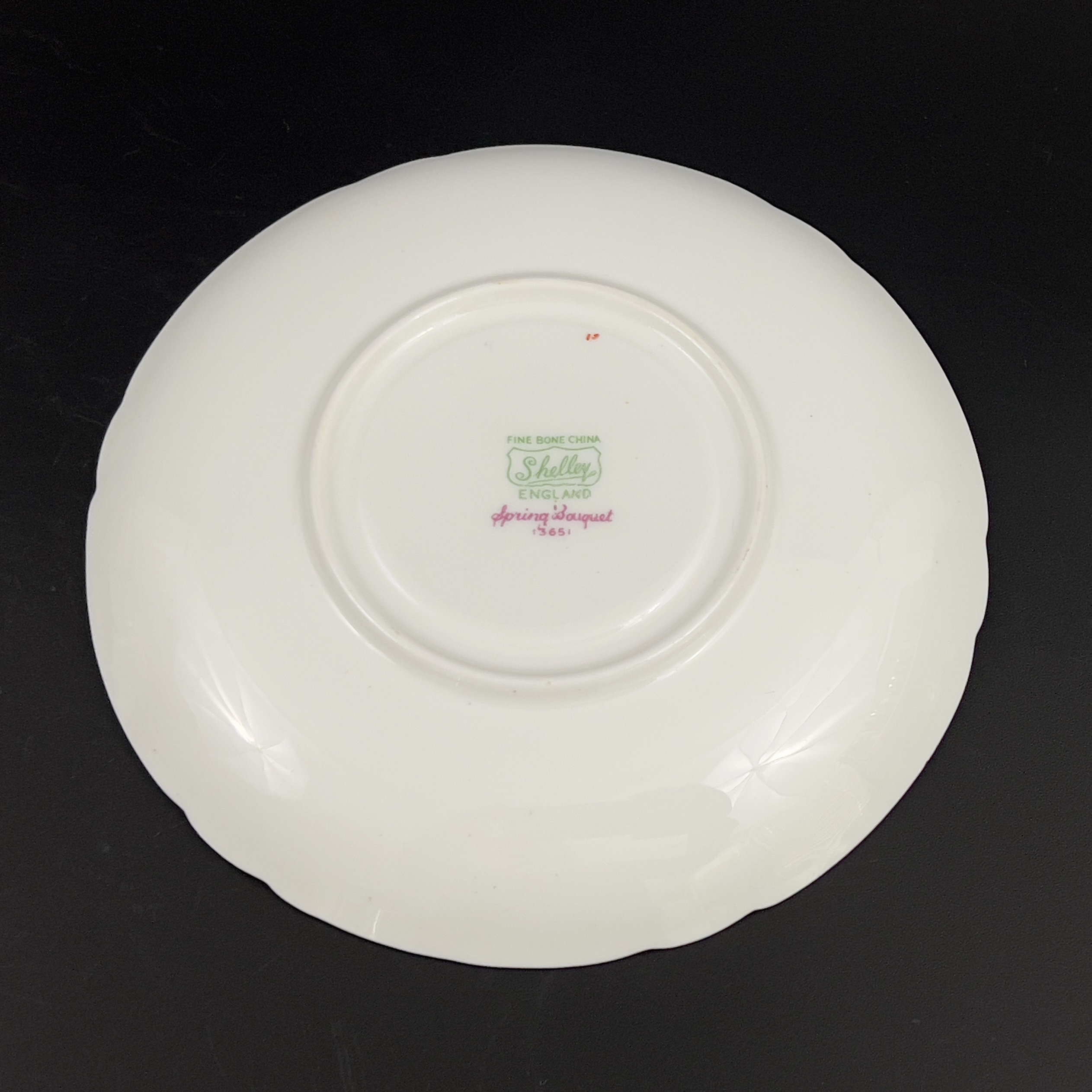 Vintage Shelley Teacup and Saucer: English Bone China Spring Bouquet - Image 11