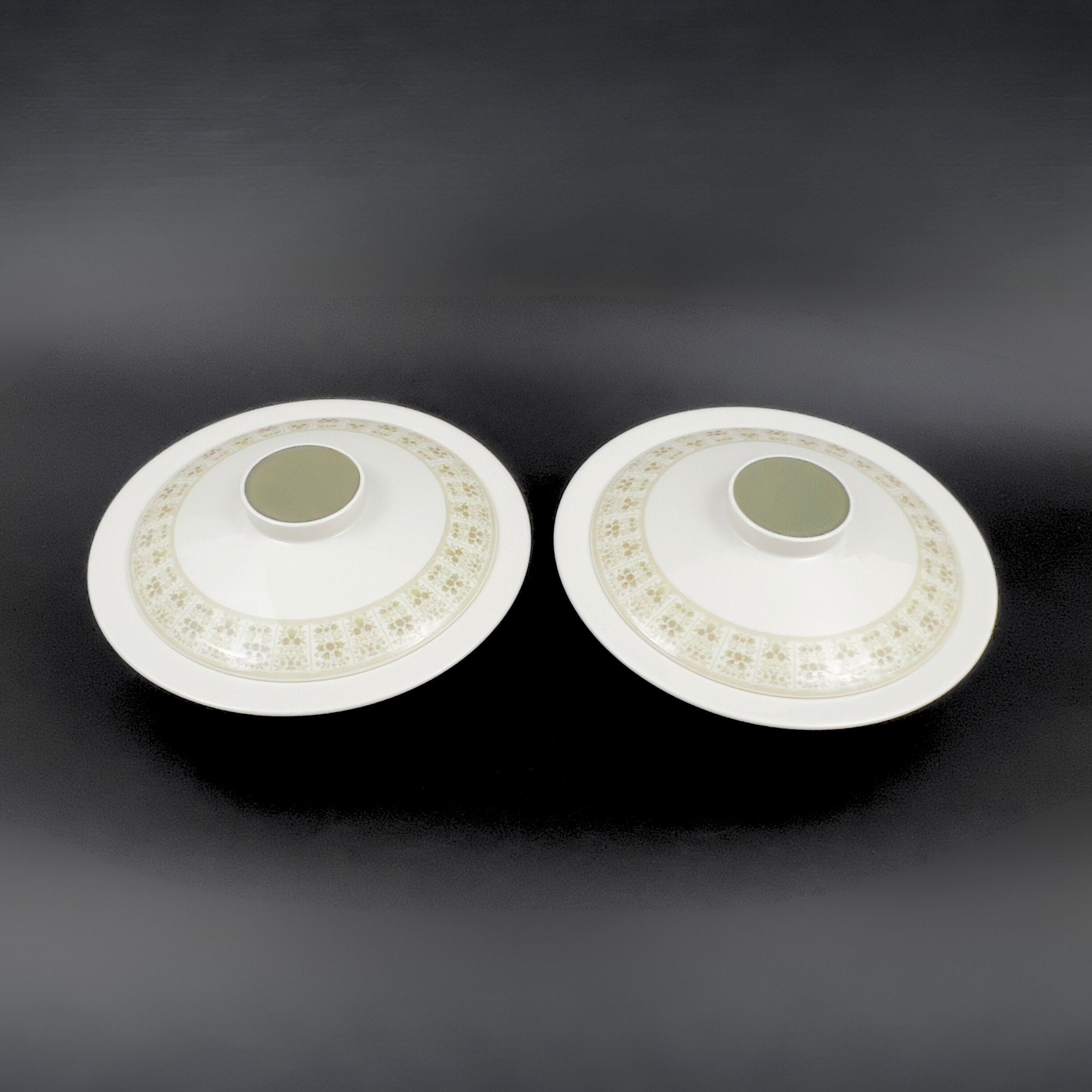 Royal Doulton Samarra Covered Vegetable Dishes: Mid-Century Modern Set of Two - Image 3
