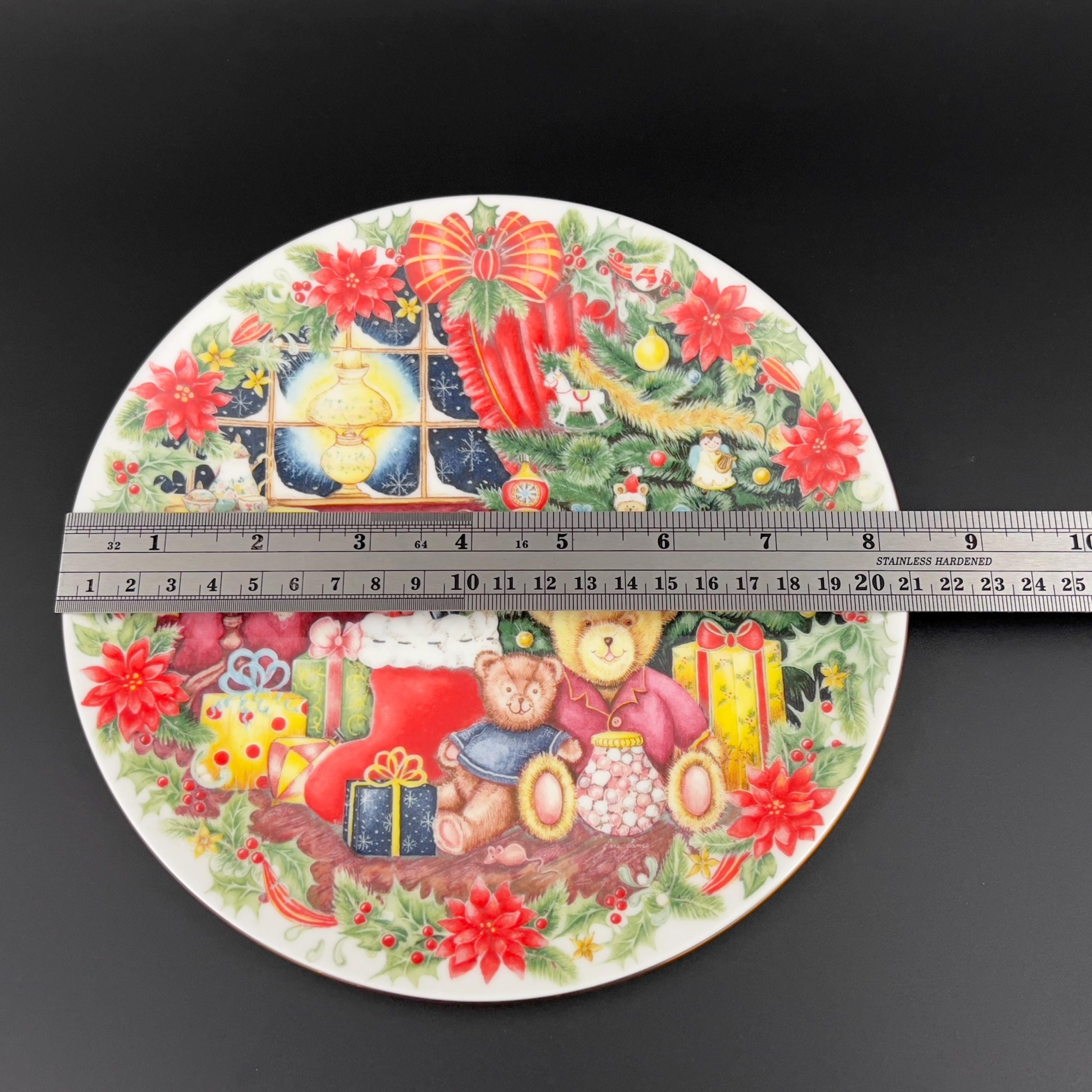 Vintage Royal Doulton Christmas Plate: "Together for Christmas" Fine Bone China Decor - Image 10