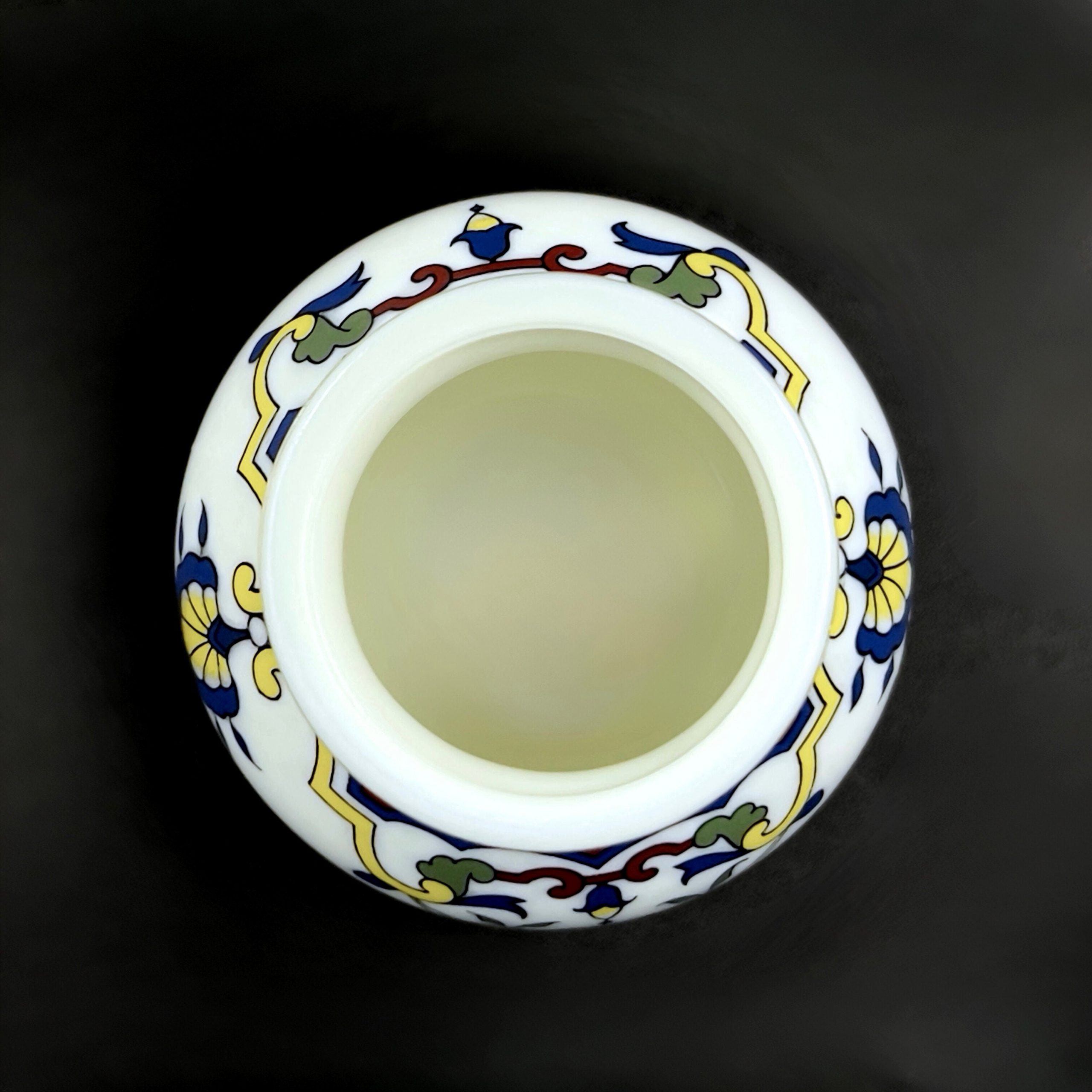 Vintage French Milk Glass Mustard Jar: Moutarde Bocquet Yvetot 1735 - Image 8