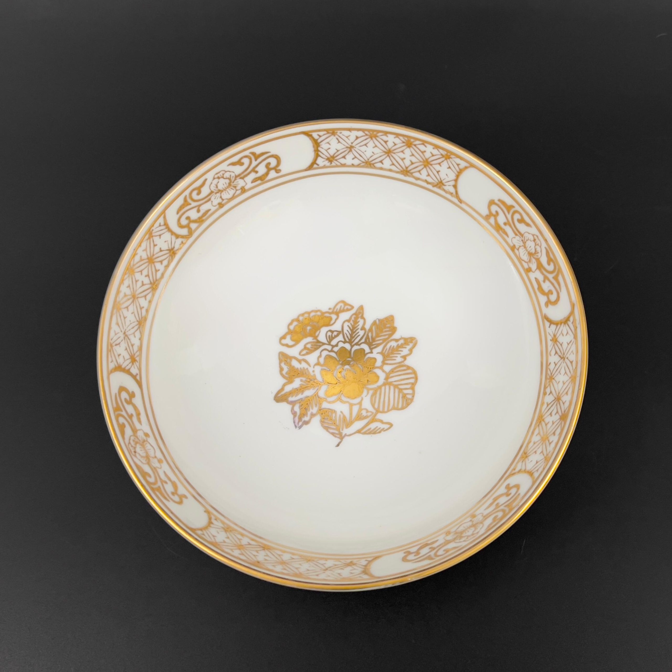 Vintage Kutani Style Porcelain Bowl: Hand-Painted Gold Imari, Made in Japan - Image 3
