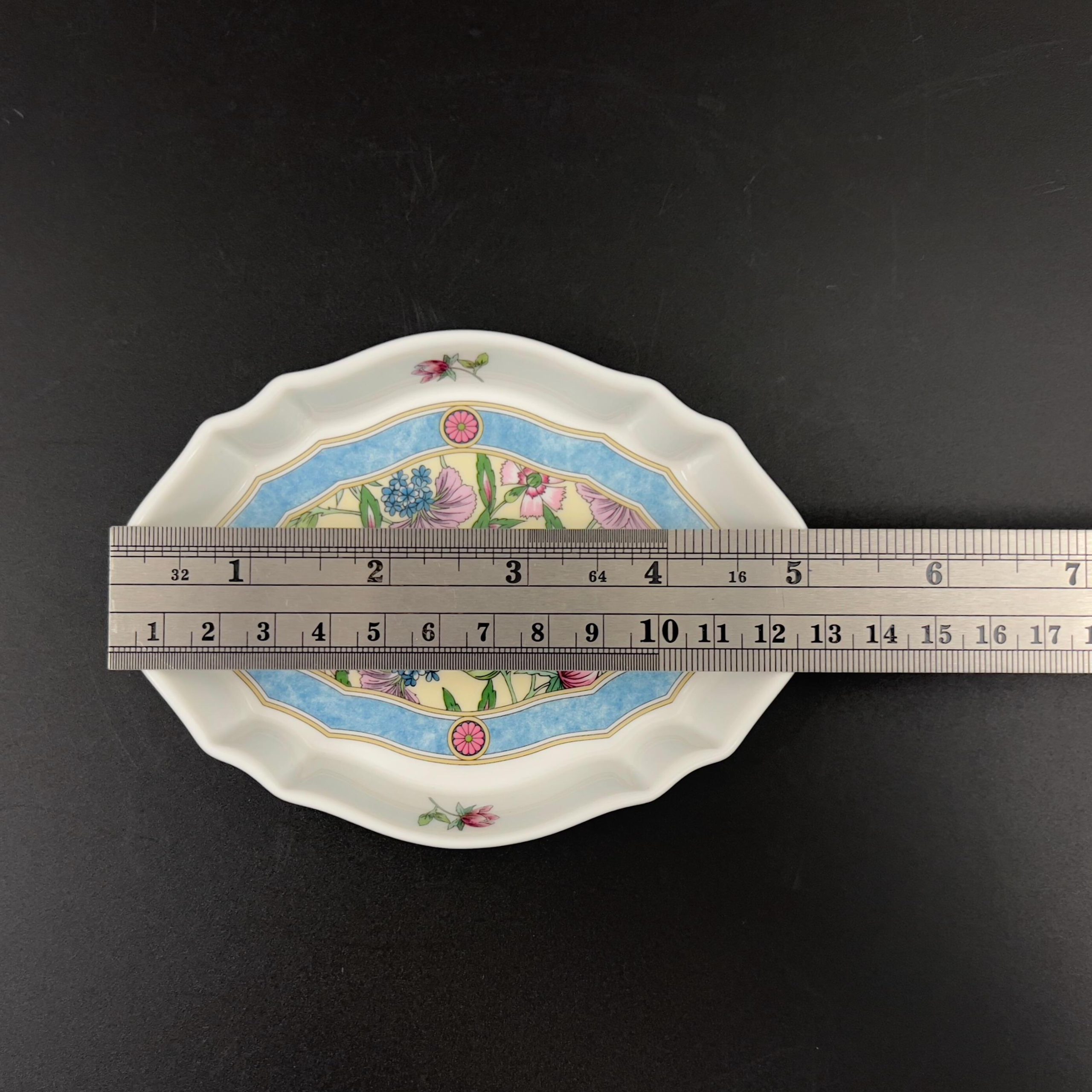 Vintage Wedgwood Sarah Trinket Dish Set - Floral Bone China, Made in England - Image 10