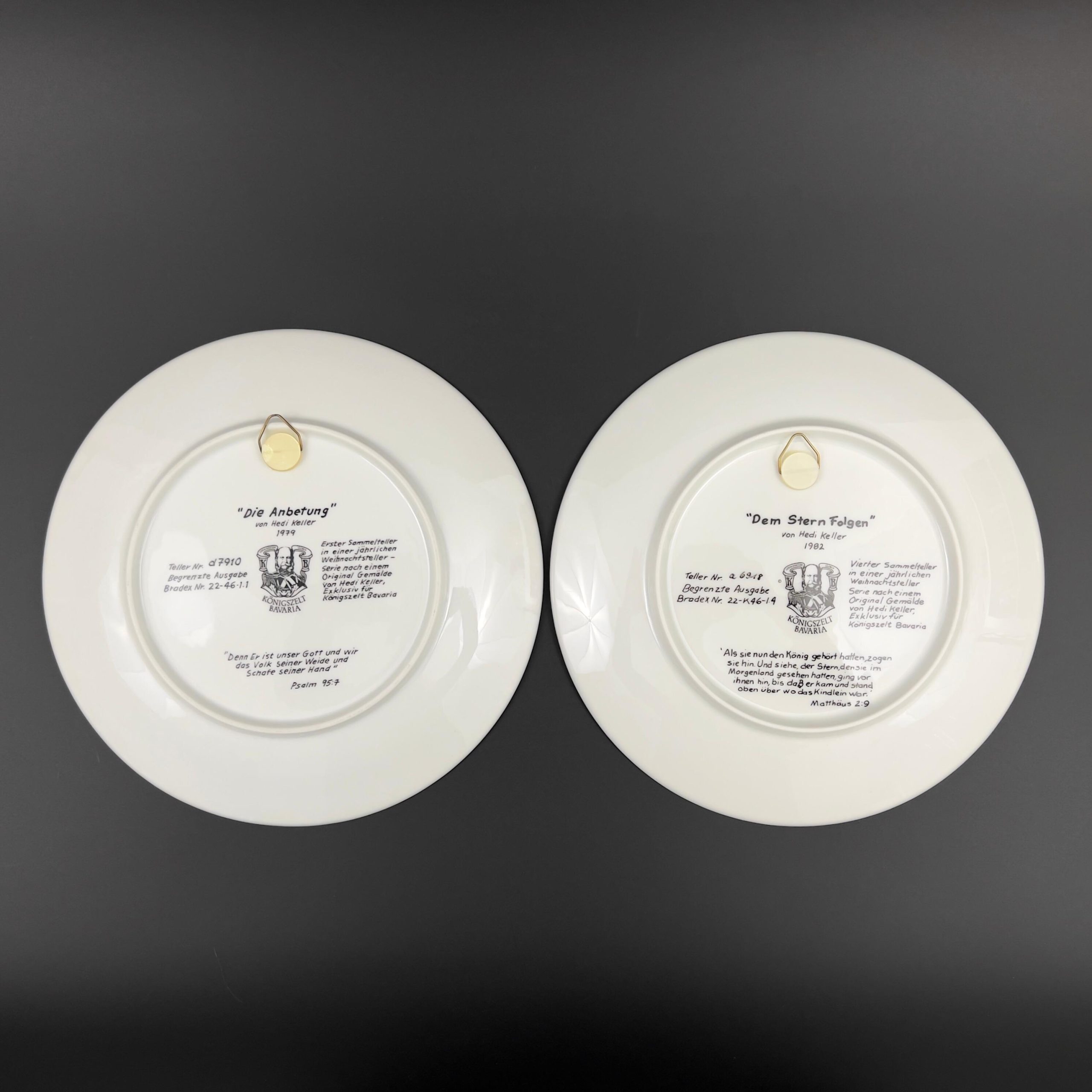 Vintage Hedi Keller Collector Plates: Königszelt Bavaria Limited Edition Set - Image 11