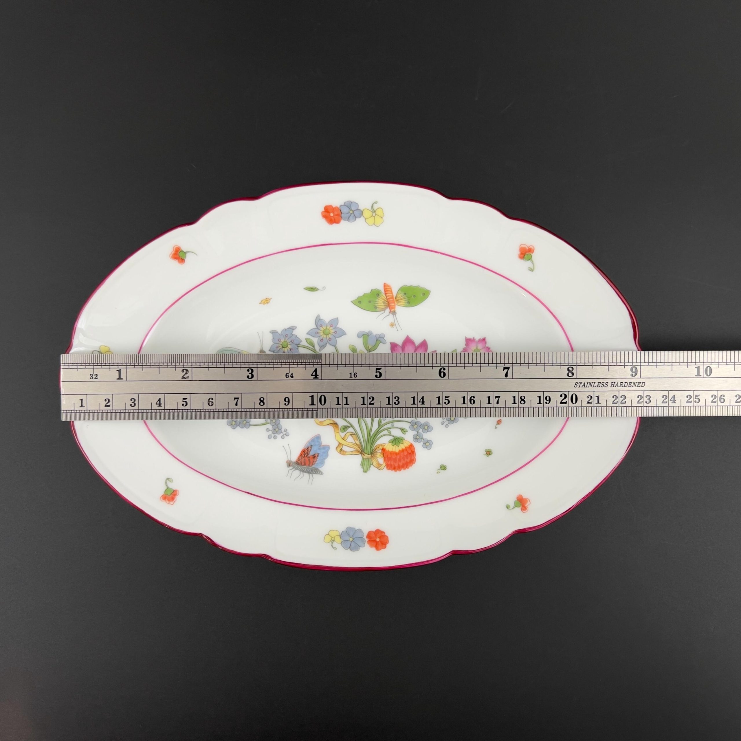 Vintage Limoges Porcelain Dish: CH Field Haviland, Meissen Floral Adaptation - Image 8