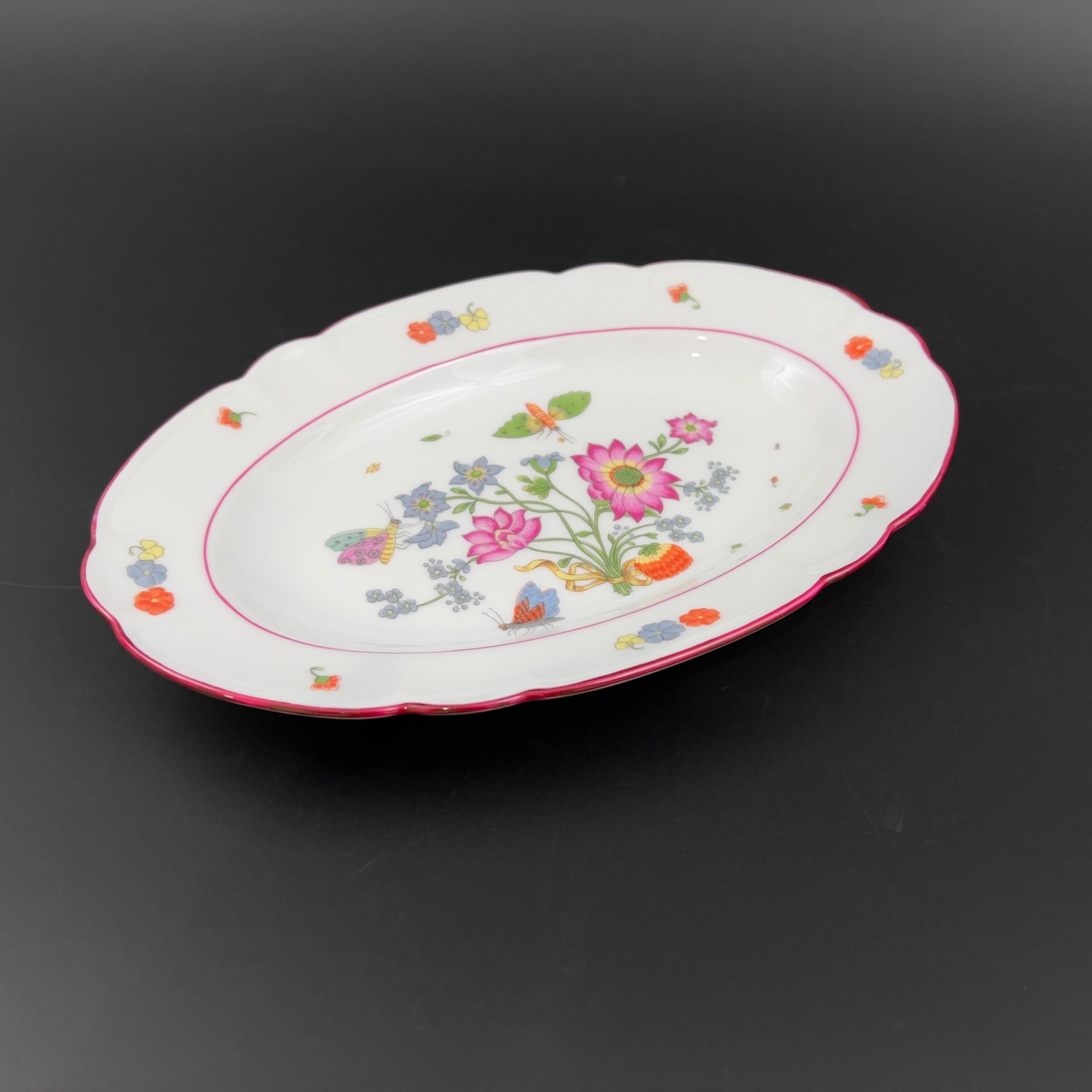 Vintage Limoges Porcelain Dish: CH Field Haviland, Meissen Floral Adaptation - Image 5