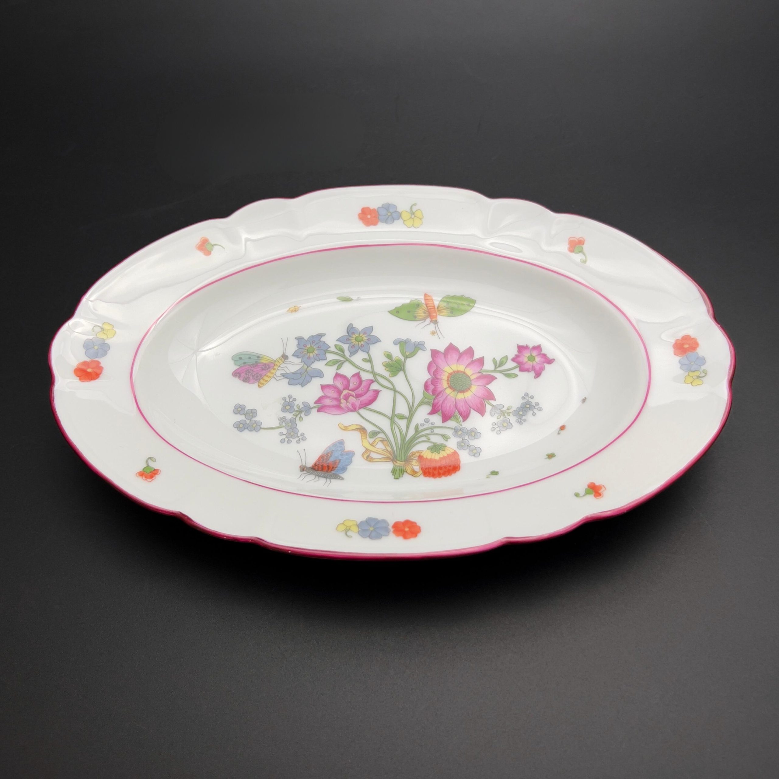 Vintage Limoges Porcelain Dish: CH Field Haviland, Meissen Floral Adaptation - Image 6
