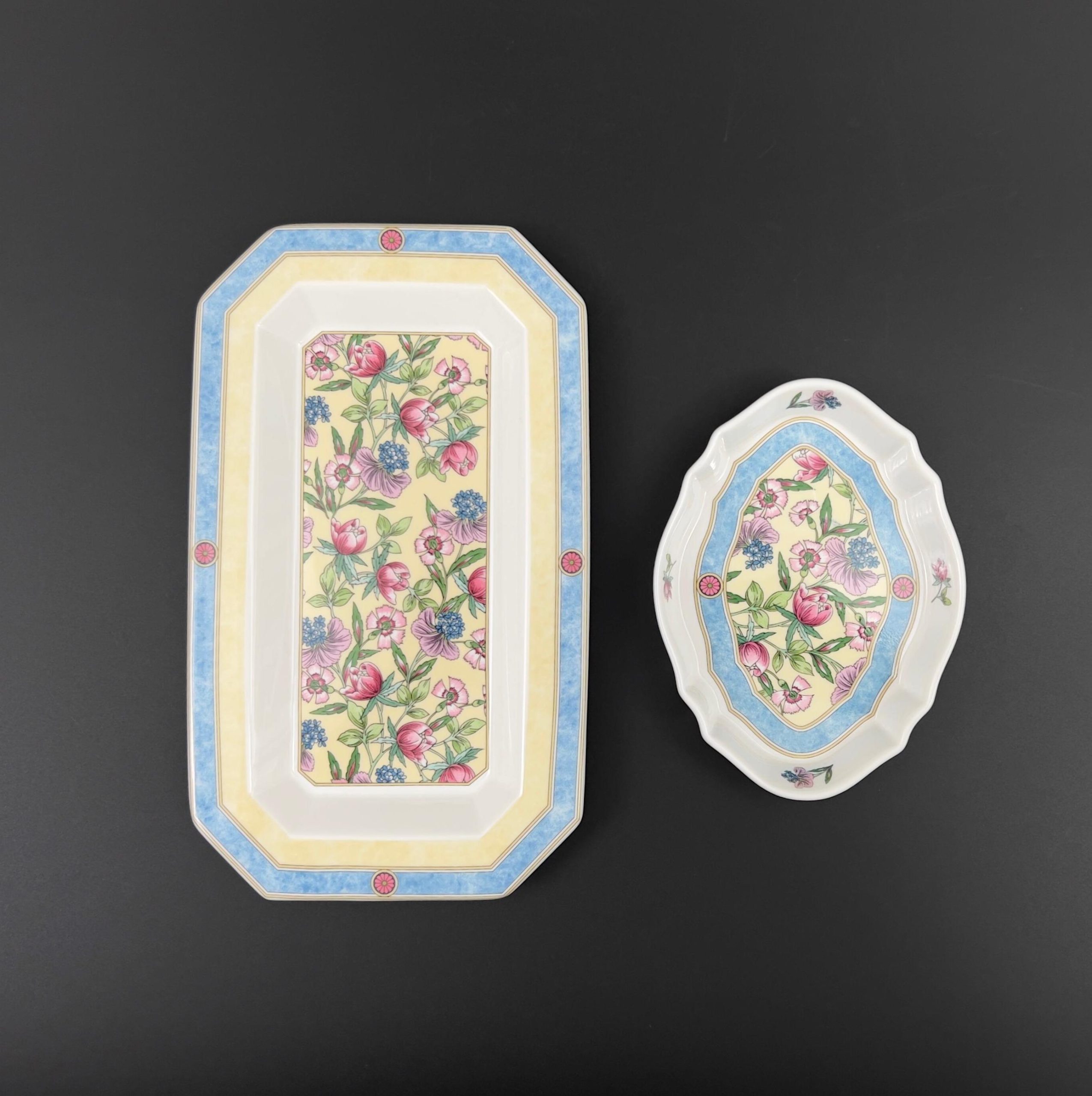 Vintage Wedgwood Sarah Trinket Dish Set - Floral Bone China, Made in England - Image 3
