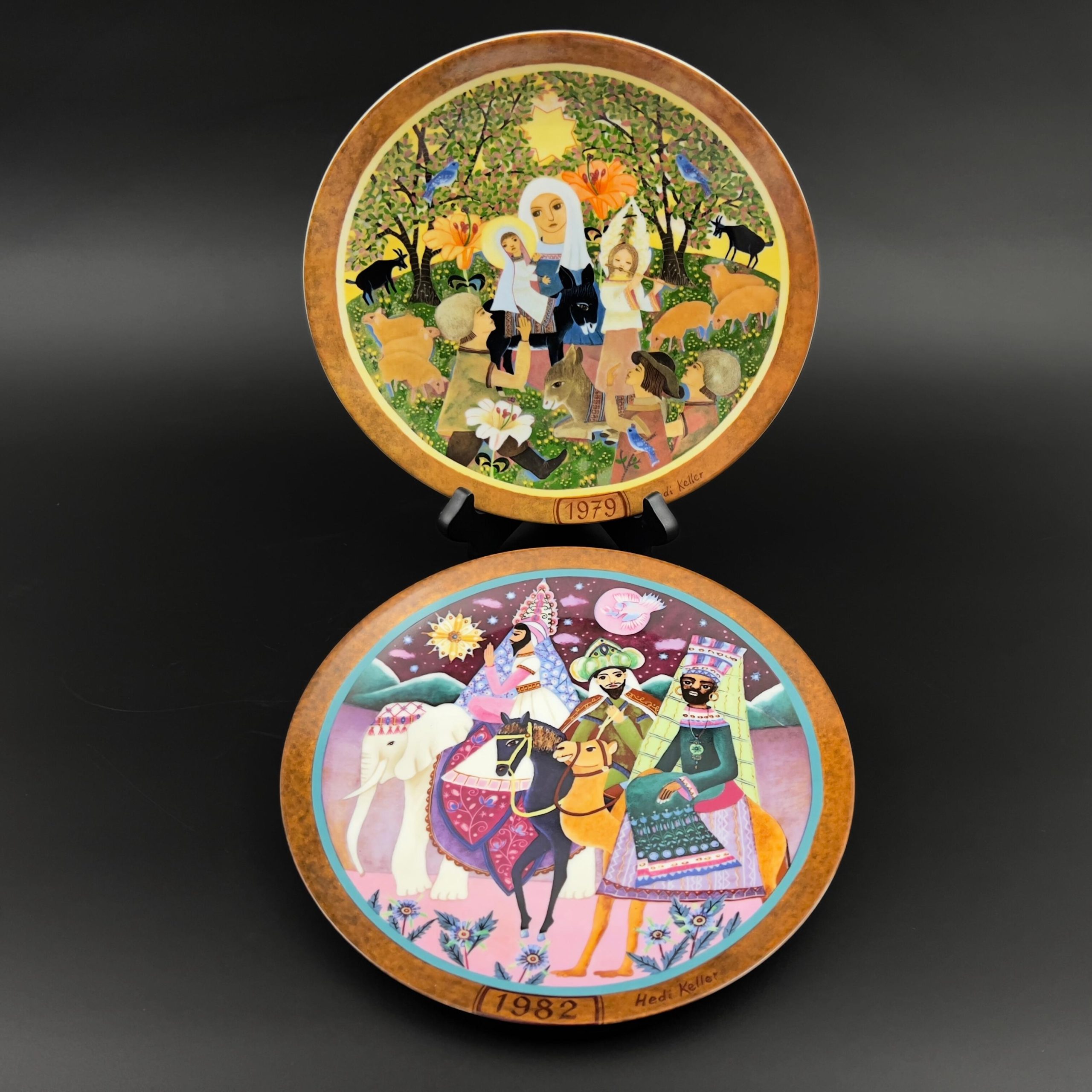 Vintage Hedi Keller Collector Plates: Königszelt Bavaria Limited Edition Set - Image 4