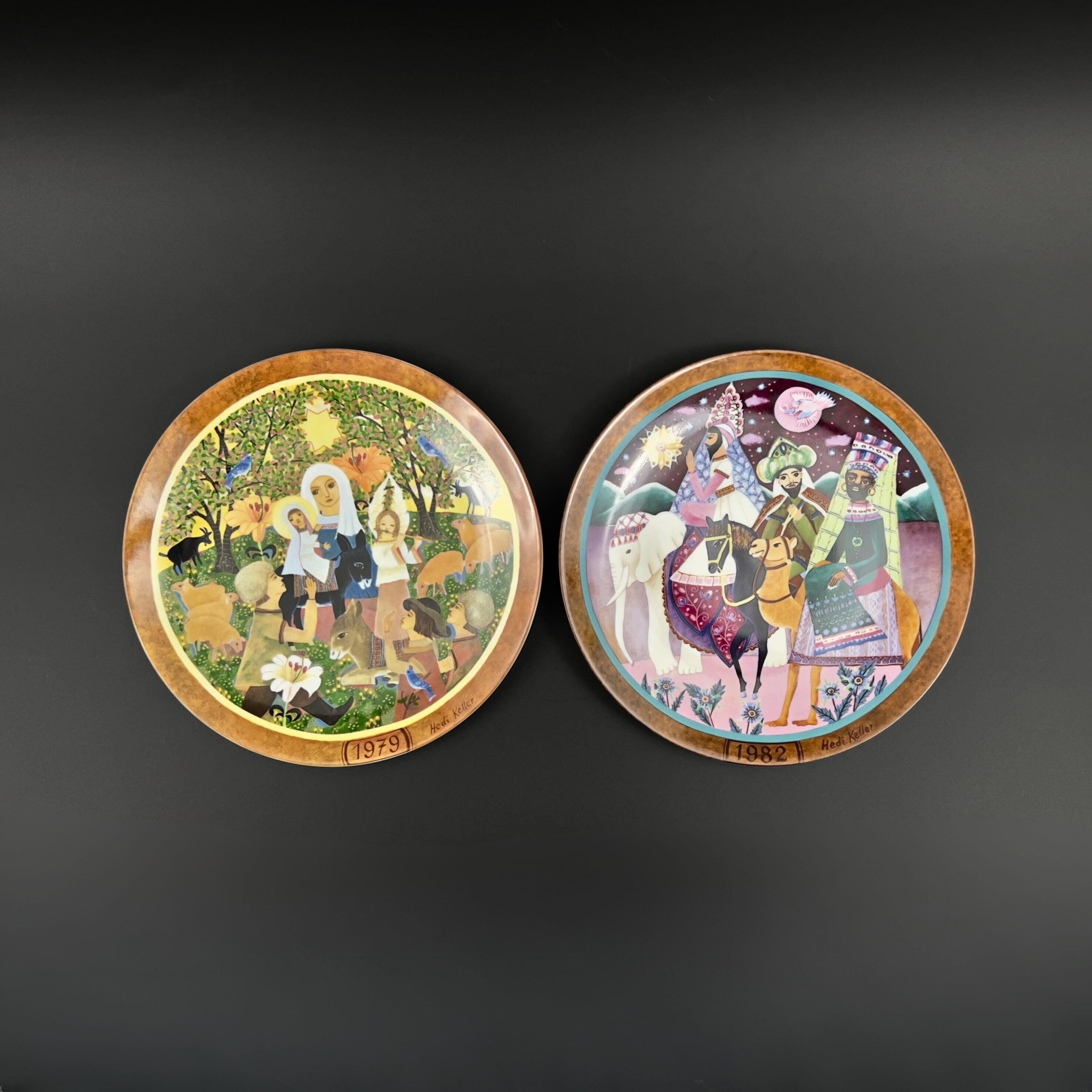 Vintage Hedi Keller Collector Plates: Königszelt Bavaria Limited Edition Set - Image 3