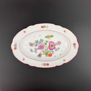 Vintage Limoges Porcelain Dish: CH Field Haviland, Meissen Floral Adaptation
