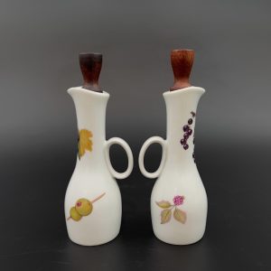Vintage Royal Worcester Cruet Set: Mid-Century Evesham Severn Shape