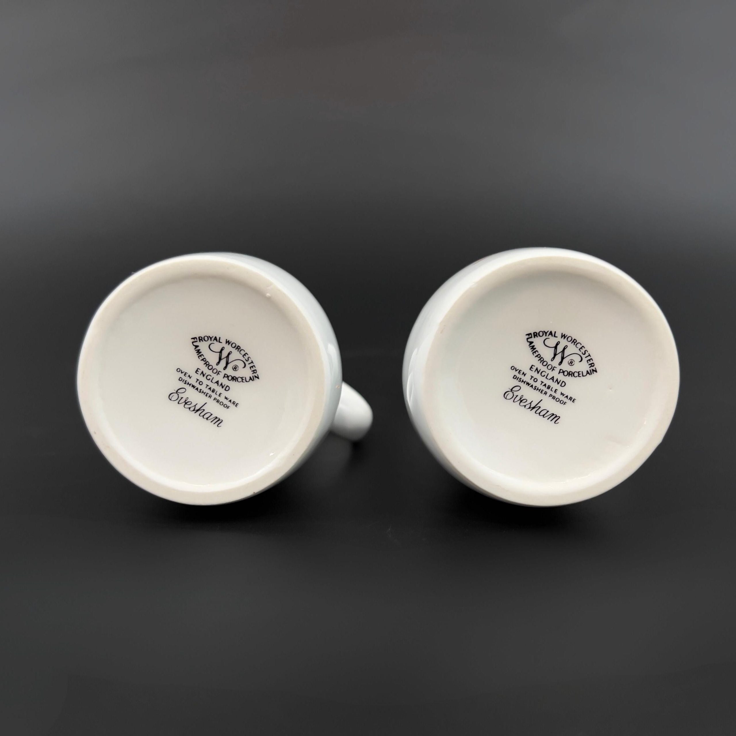 Vintage Royal Worcester Cruet Set: Mid-Century Evesham Severn Shape - Image 11