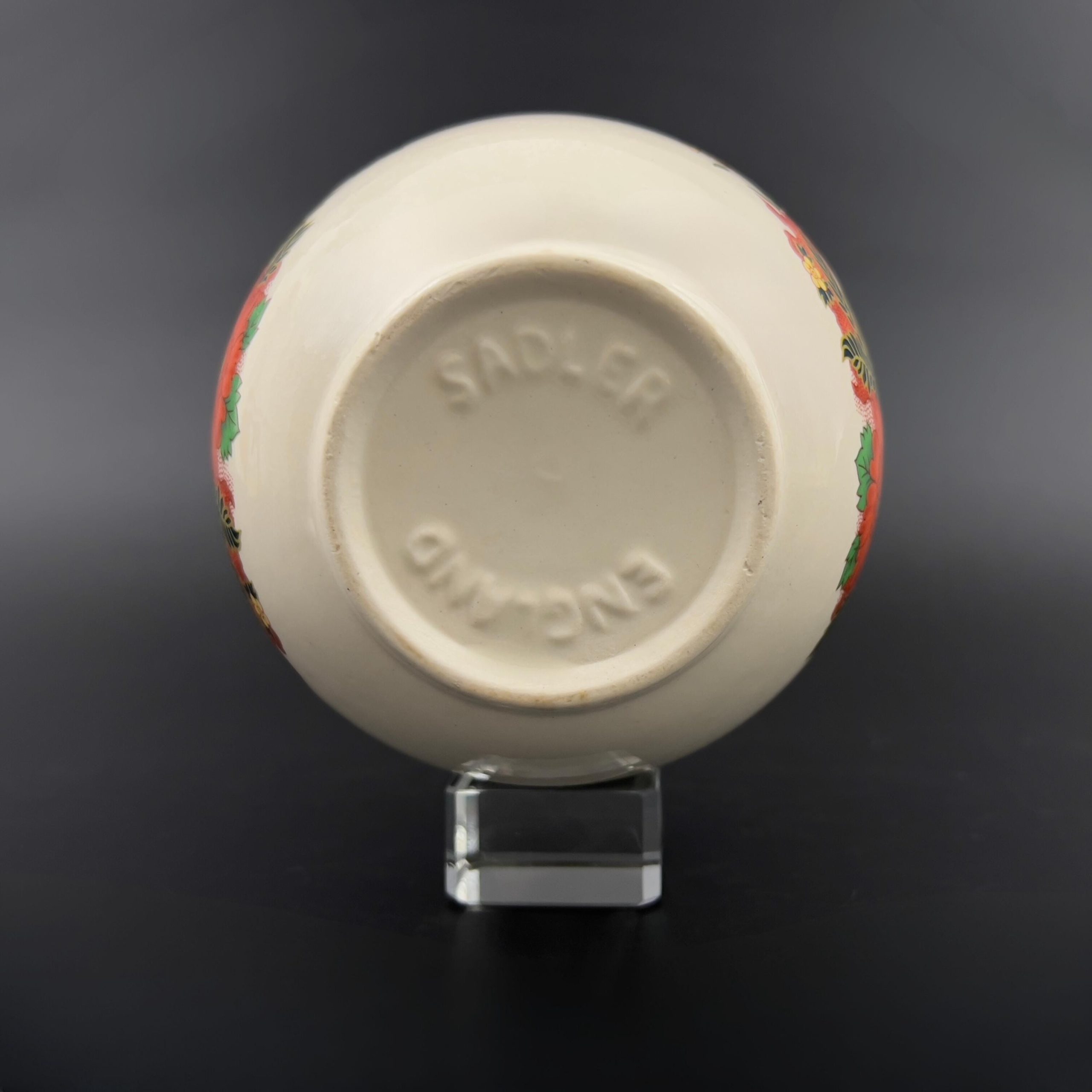 Vintage Sadler Floral Ginger Jar with Lid - English Indian Tree Pattern - Image 10