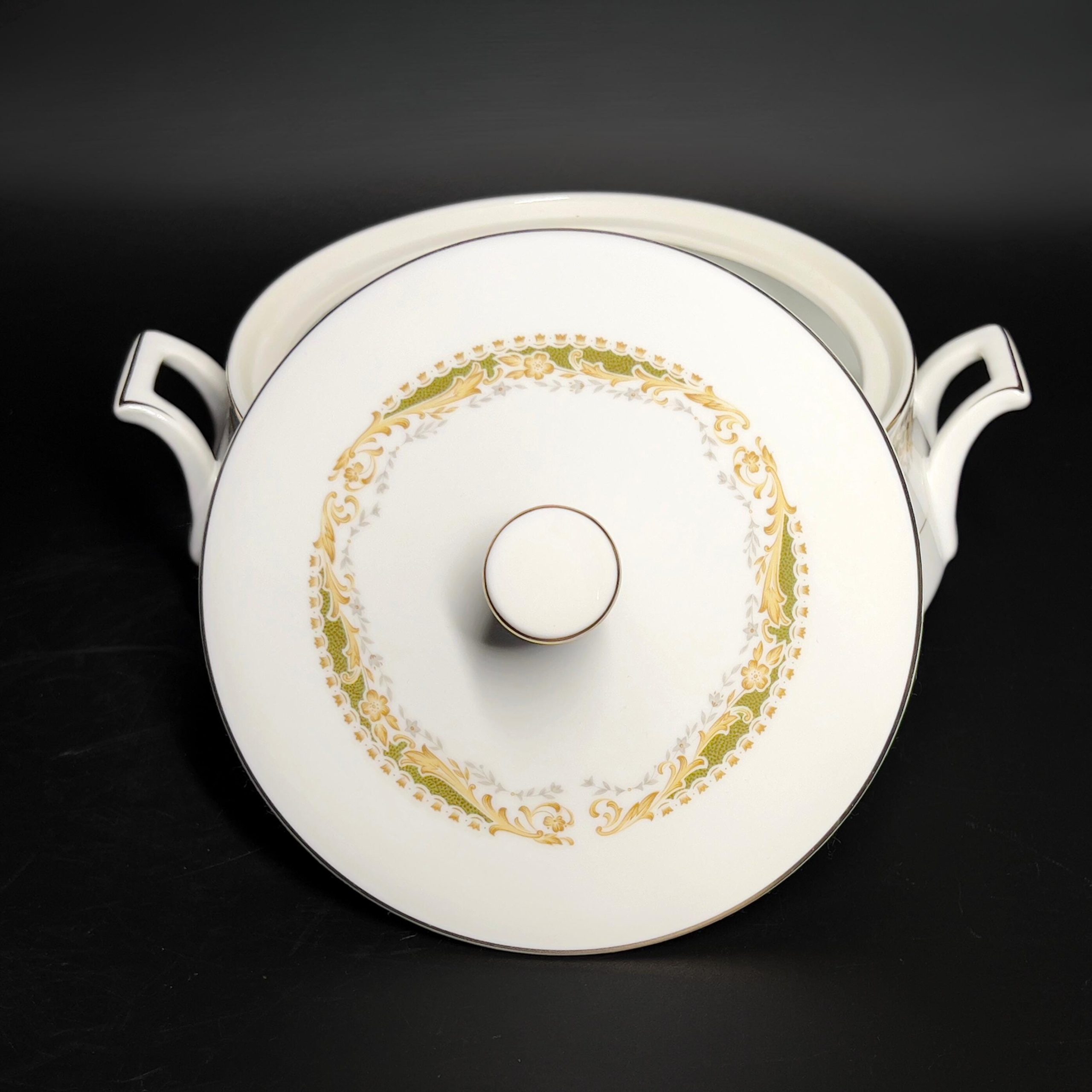 Vintage Queen Anne China Tureen: Mid-Century Japan Serving Dish - Image 5