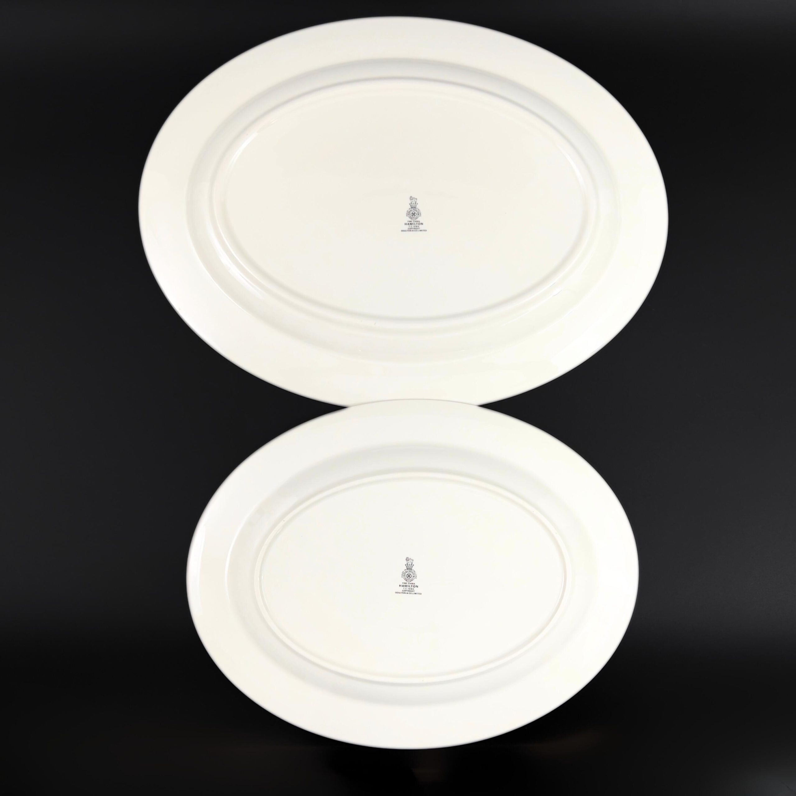 Royal Doulton Hamilton Platters: Vintage Bone China Set of Two - Image 11