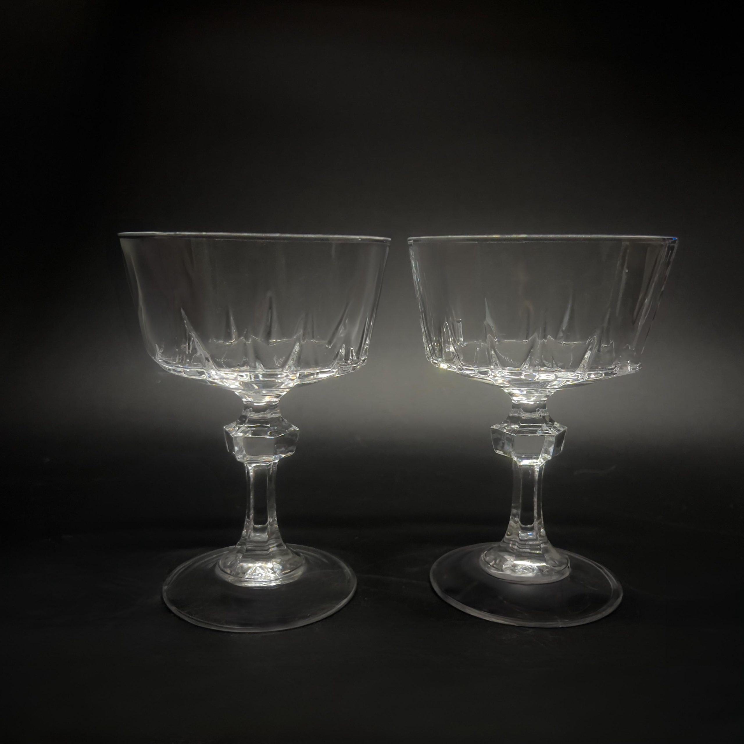 Vintage Princess House Esprit Crystal Champagne Coupes - Set of 8 - Image 7