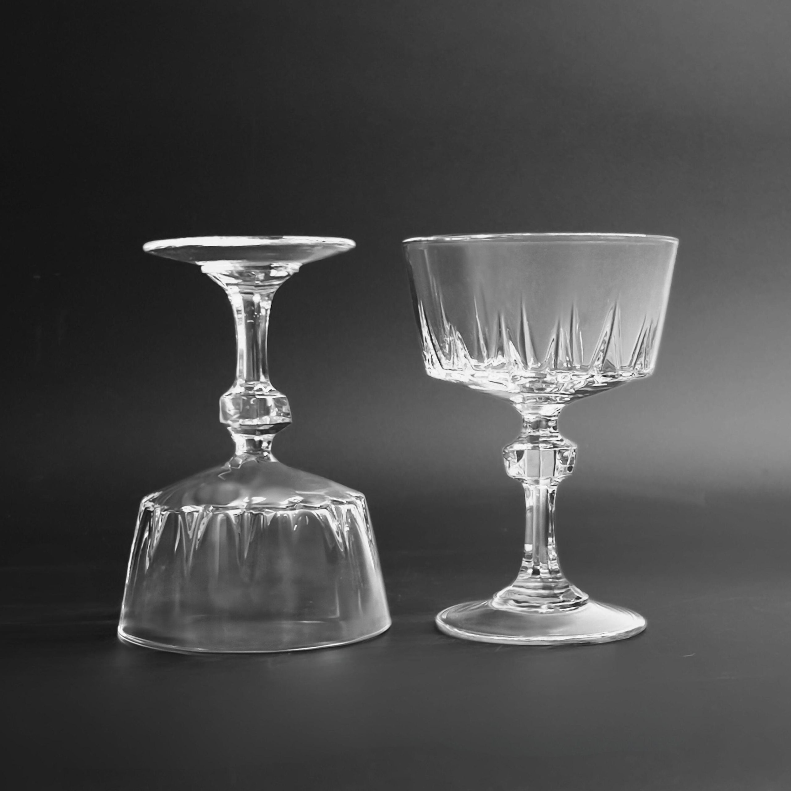 Vintage Princess House Esprit Crystal Champagne Coupes - Set of 8 - Image 9