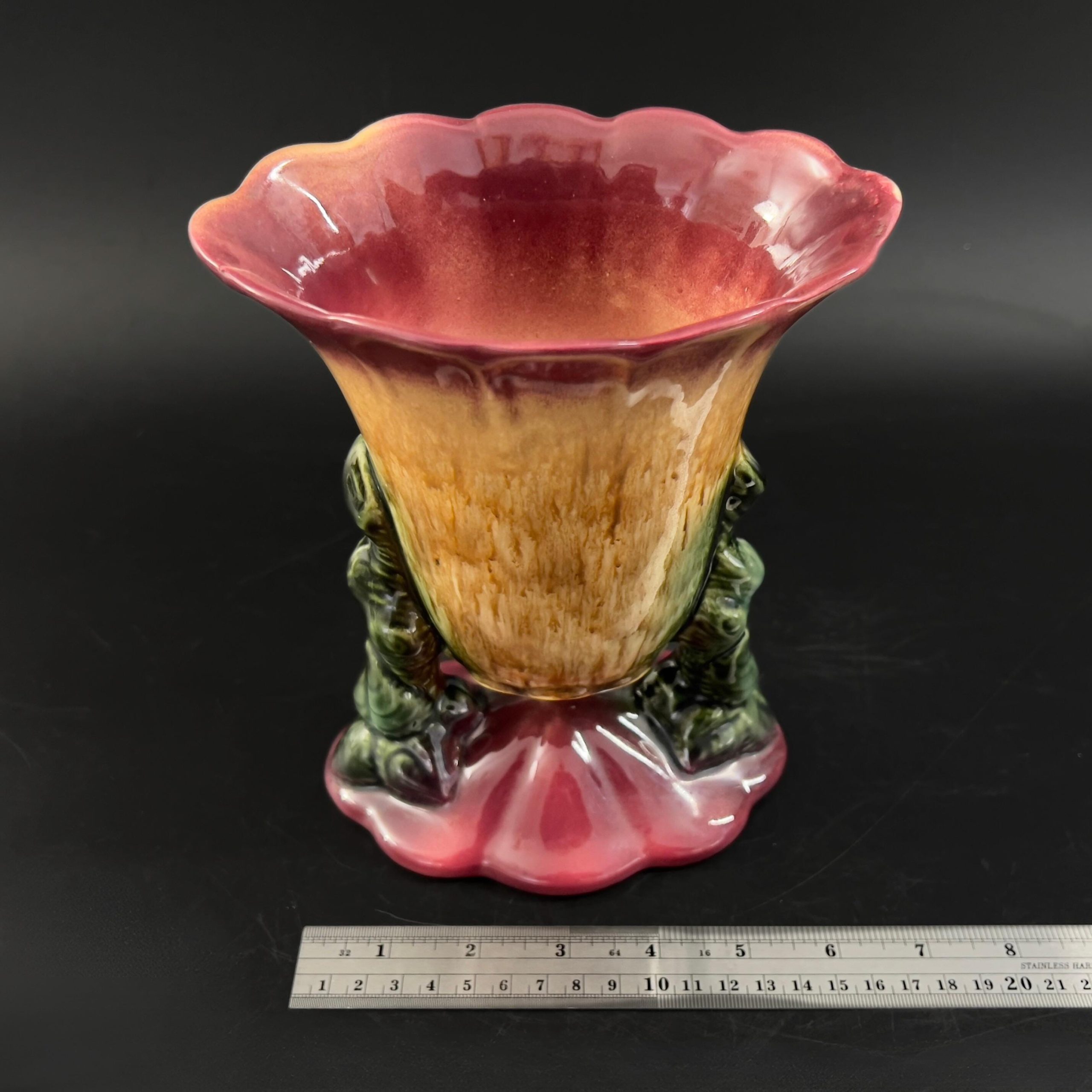 Vintage Hull Woodland Vase 108: American Art Pottery, Mid-Century Decor - Image 9