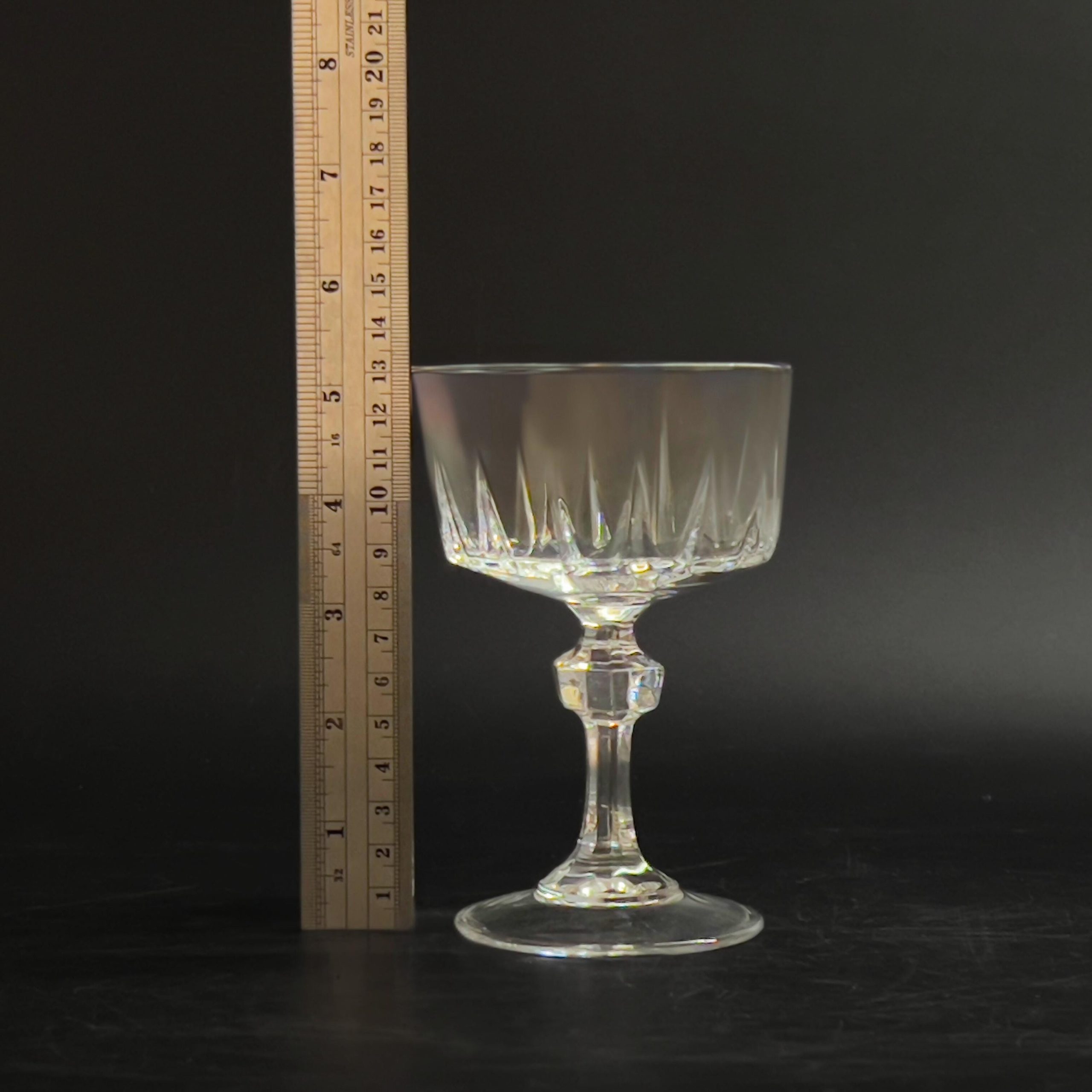 Vintage Princess House Esprit Crystal Champagne Coupes - Set of 8 - Image 10