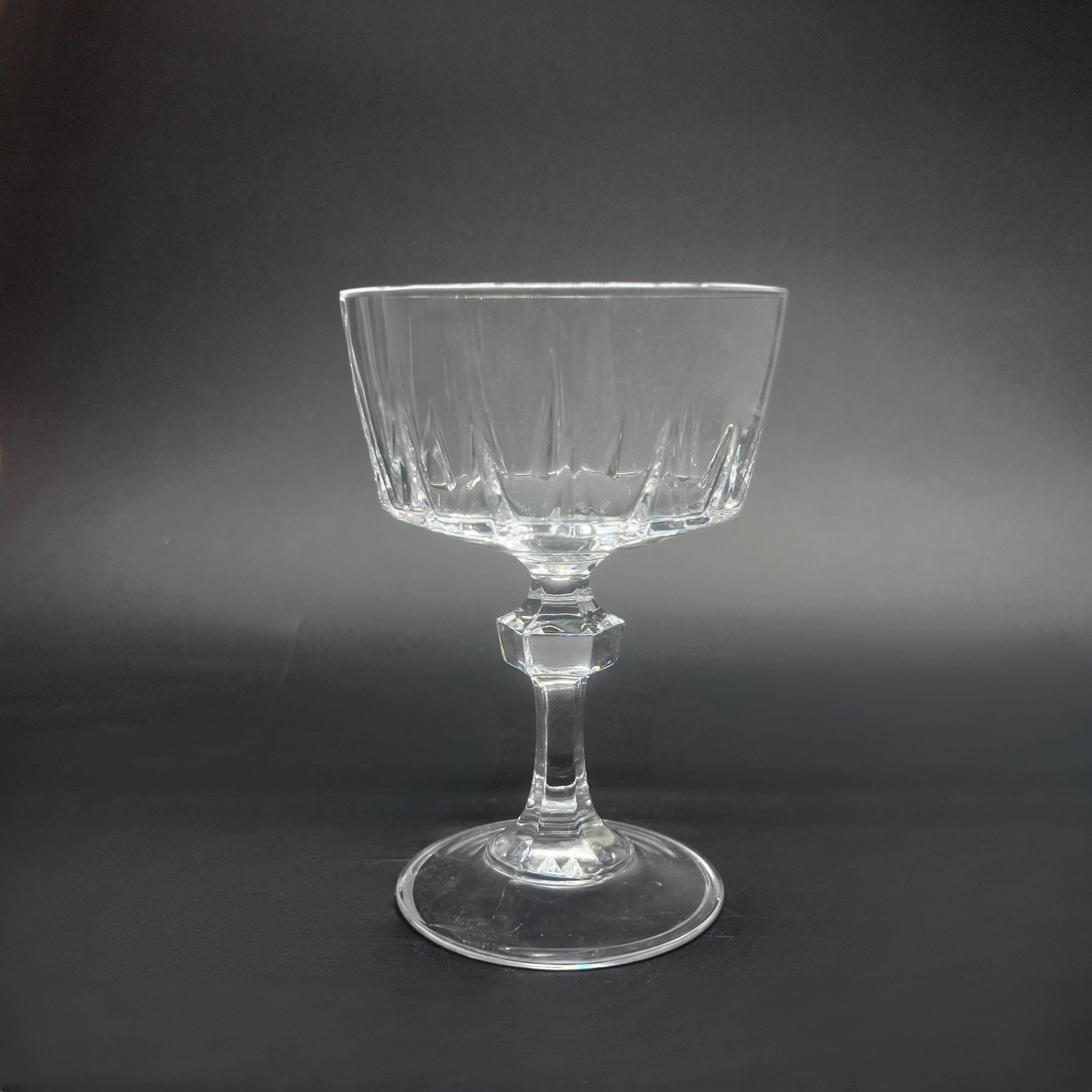Vintage Princess House Esprit Crystal Champagne Coupes - Set of 8 - Image 8