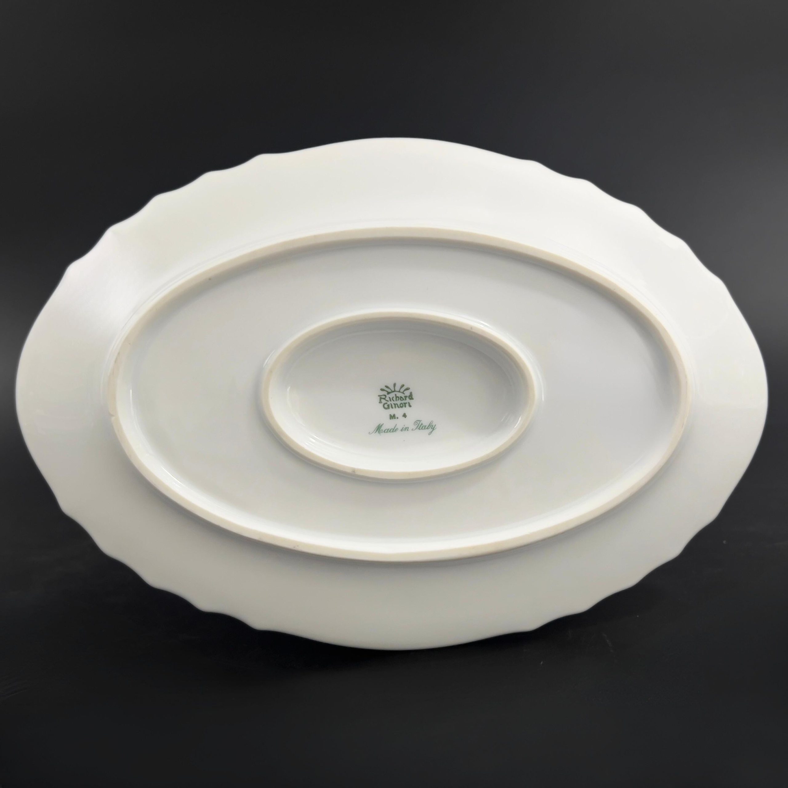 Vintage Richard Ginori Gravy Boat: Bianco Vecchio Pattern, Italy - Image 10