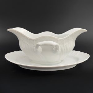 Vintage Richard Ginori Gravy Boat: Bianco Vecchio Pattern, Italy