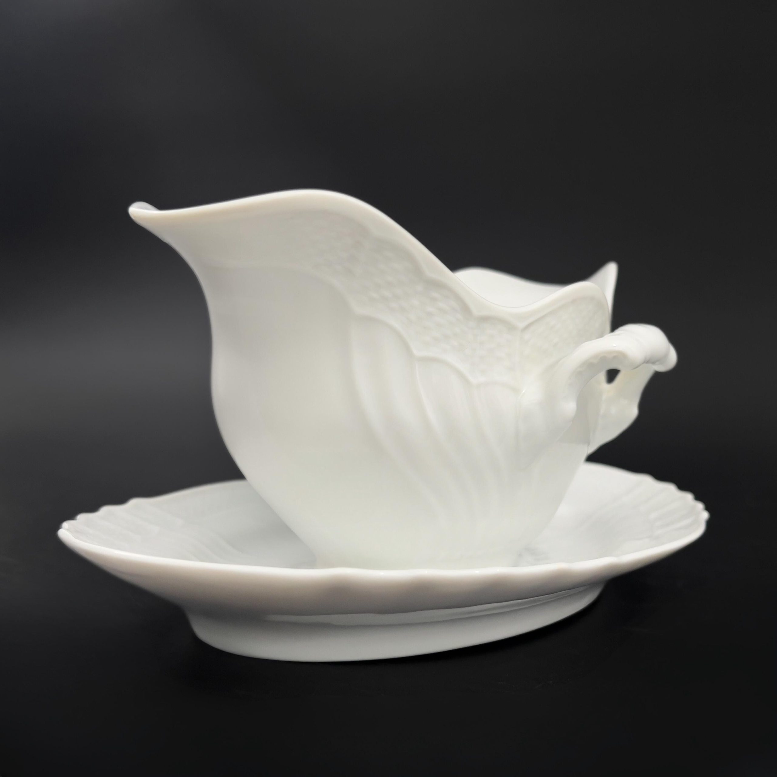 Vintage Richard Ginori Gravy Boat: Bianco Vecchio Pattern, Italy - Image 5