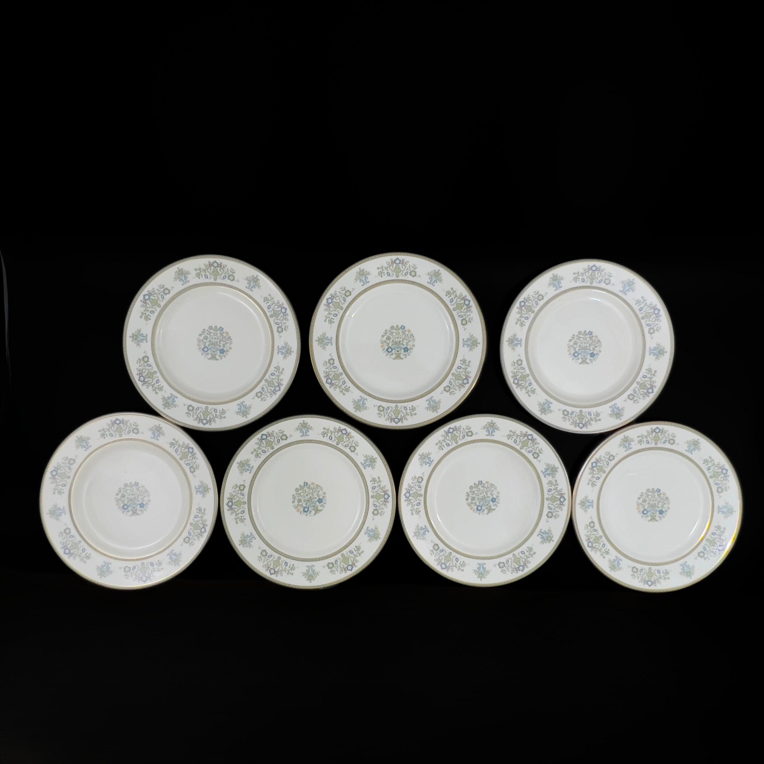 Vintage Minton Henley Plates: English Floral Dinnerware with Gold Trim - Image 4