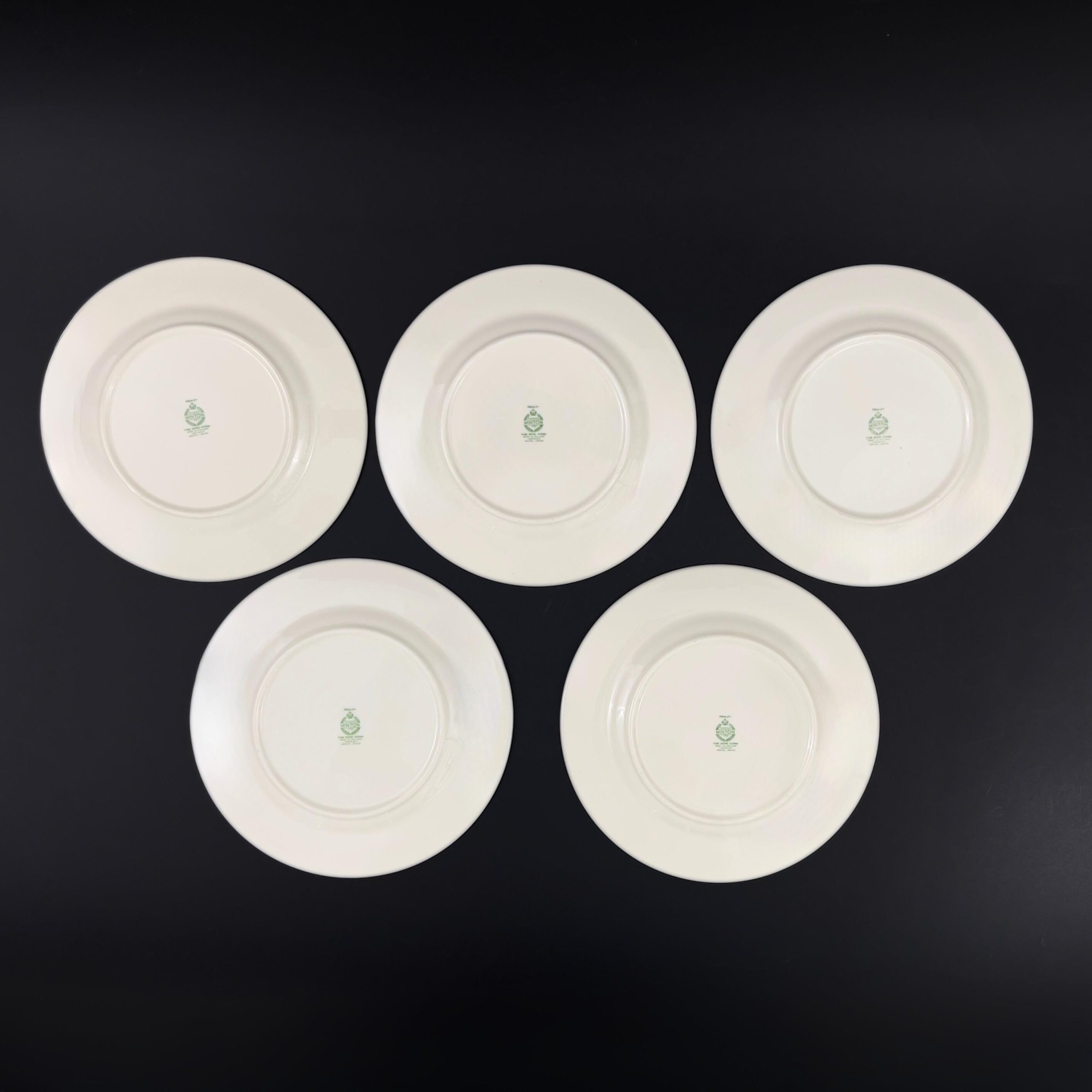 Vintage Minton Henley Plates: English Floral Dinnerware with Gold Trim - Image 11