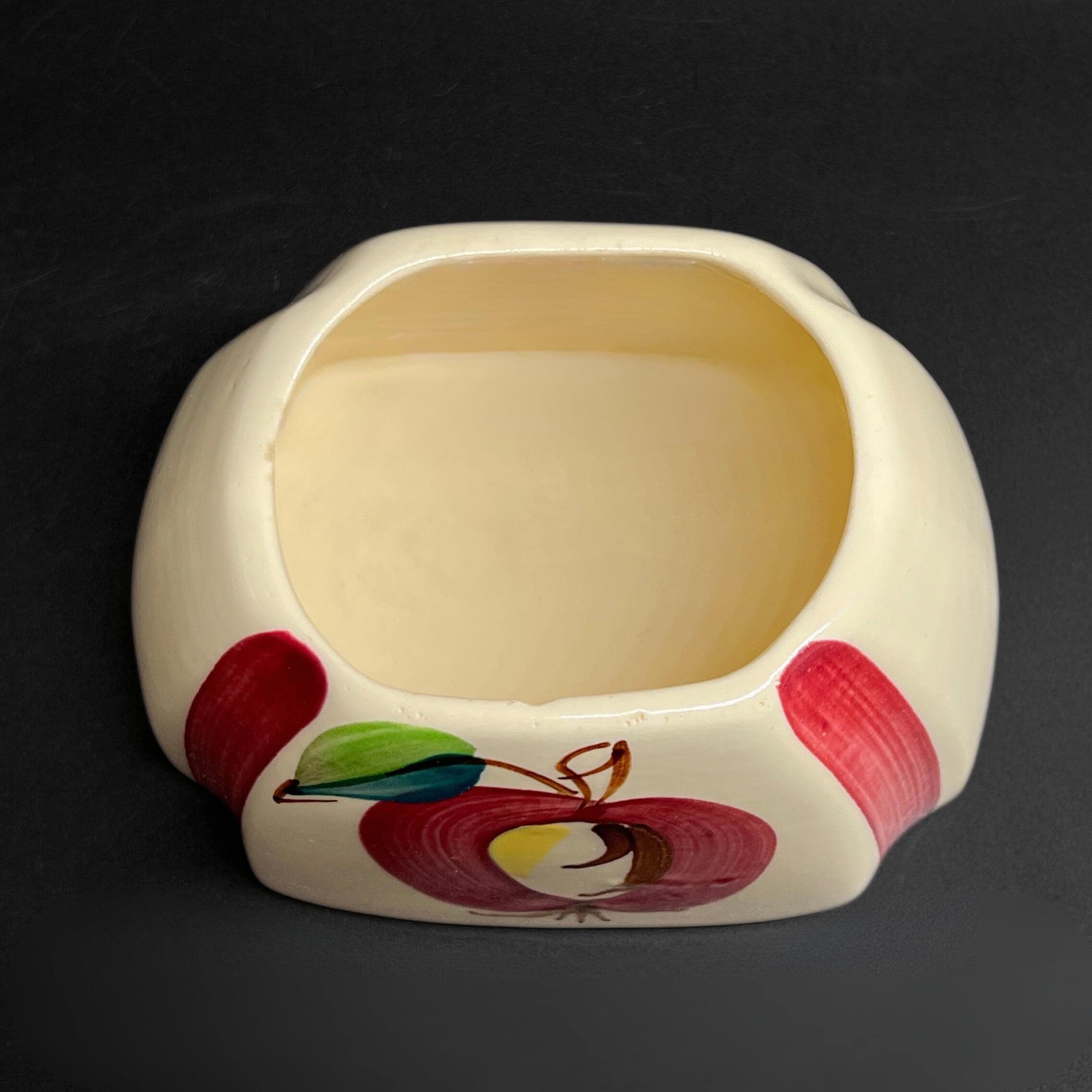 Vintage Purinton Pottery Jar: Hand-Painted Apple Pattern, 1940s Kitchen Decor - Image 8