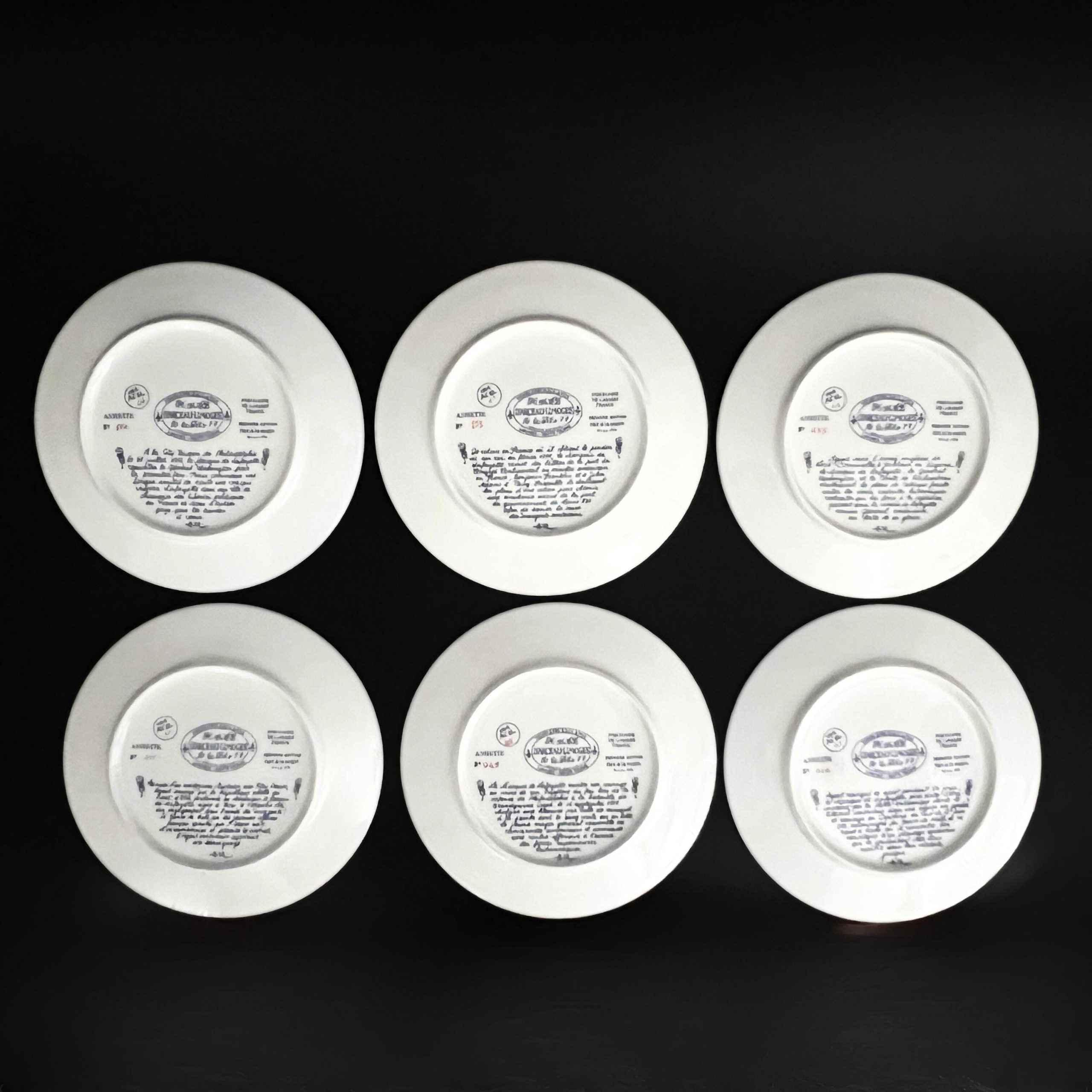 Limoges Porcelain Wall Plates: Lafayette Legacy, American Revolution Scenes, Set of 6 - Image 11