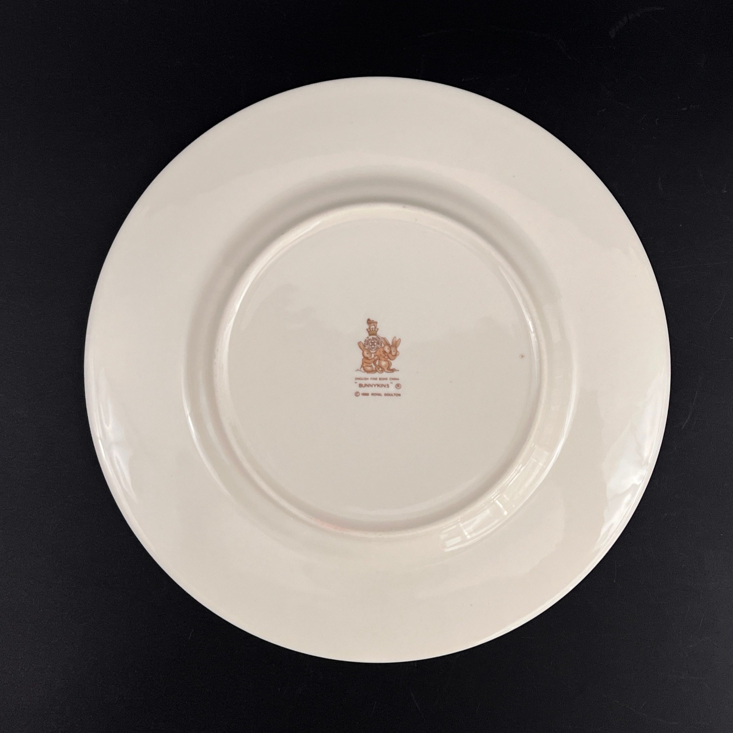 Vintage Royal Doulton Bunnykins Plate and Double Handle Cup - 1988 Bone China - Image 9