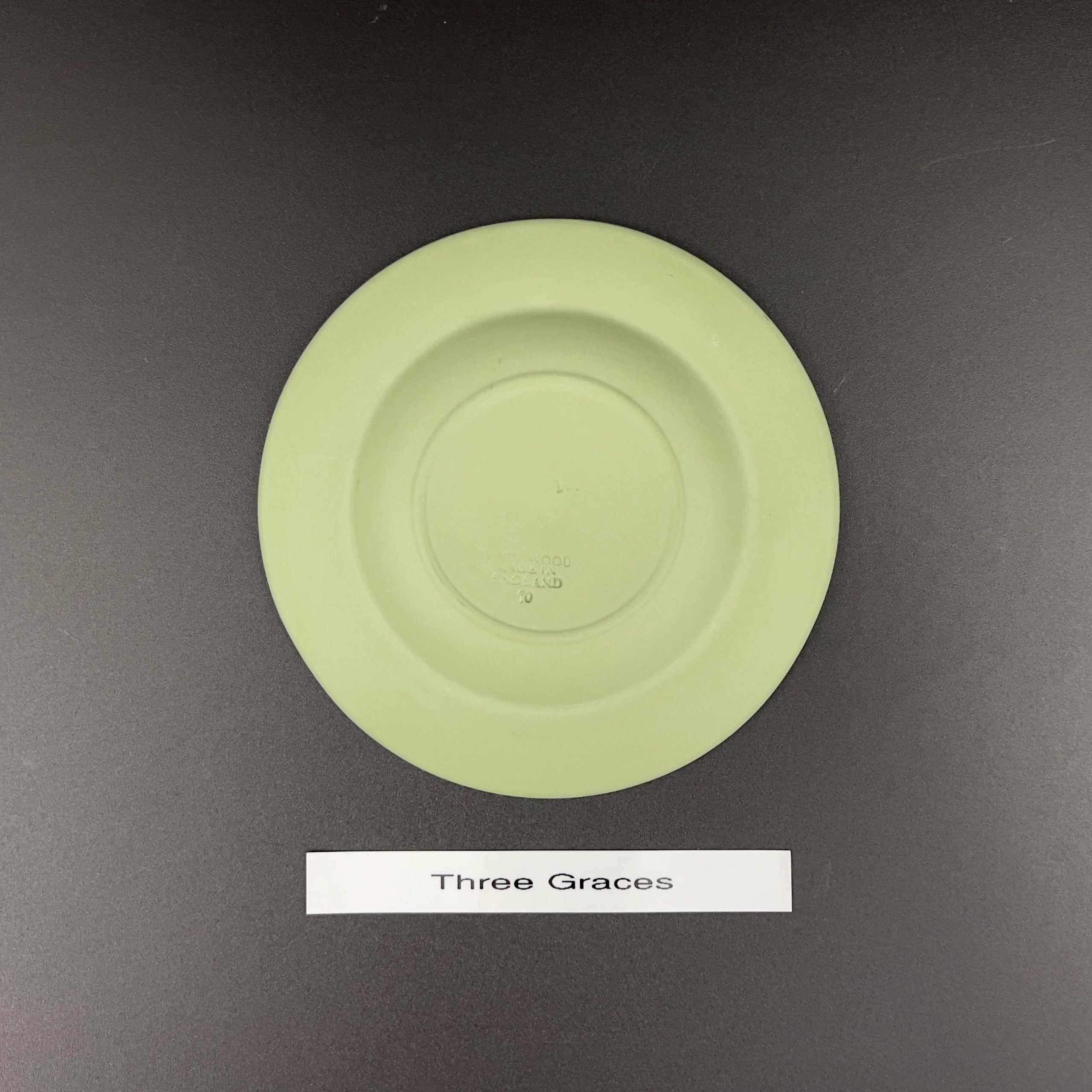Vintage Wedgwood Sage Green Jasperware Ashtray Set: Neoclassical Decor - Image 7
